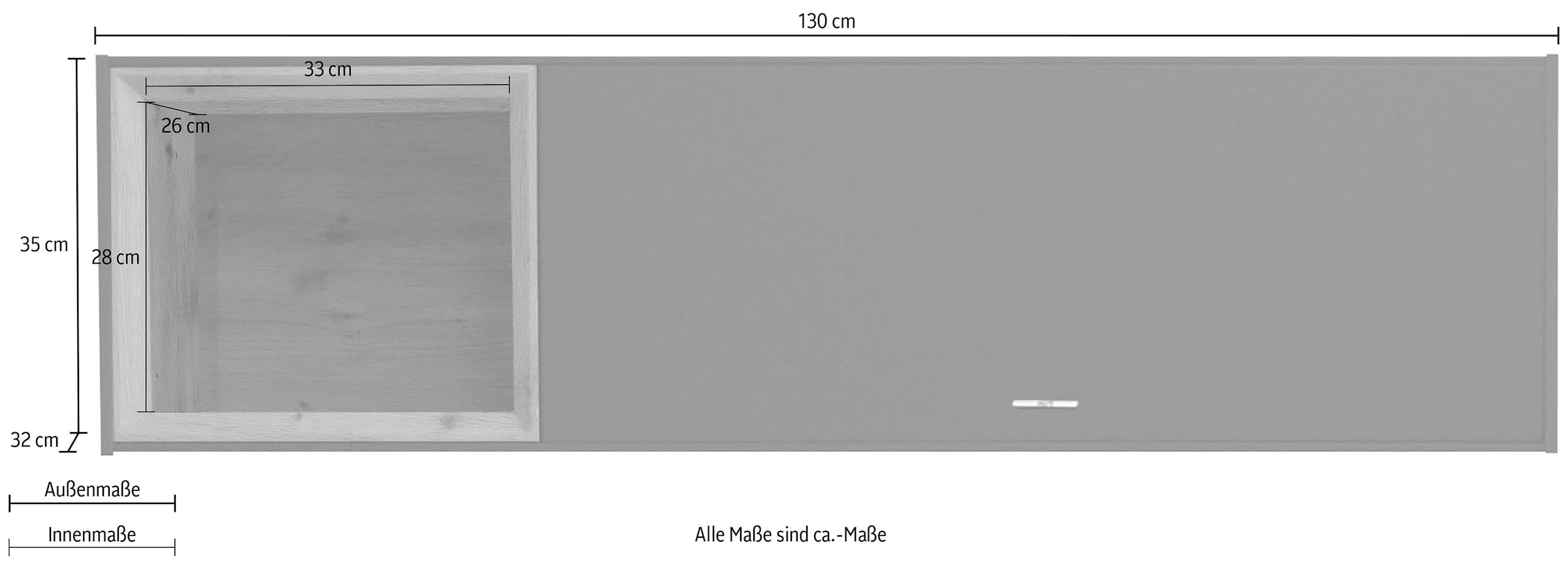 »Frame«, 35 bestellen bequem Breite Hängevitrine Mäusbacher