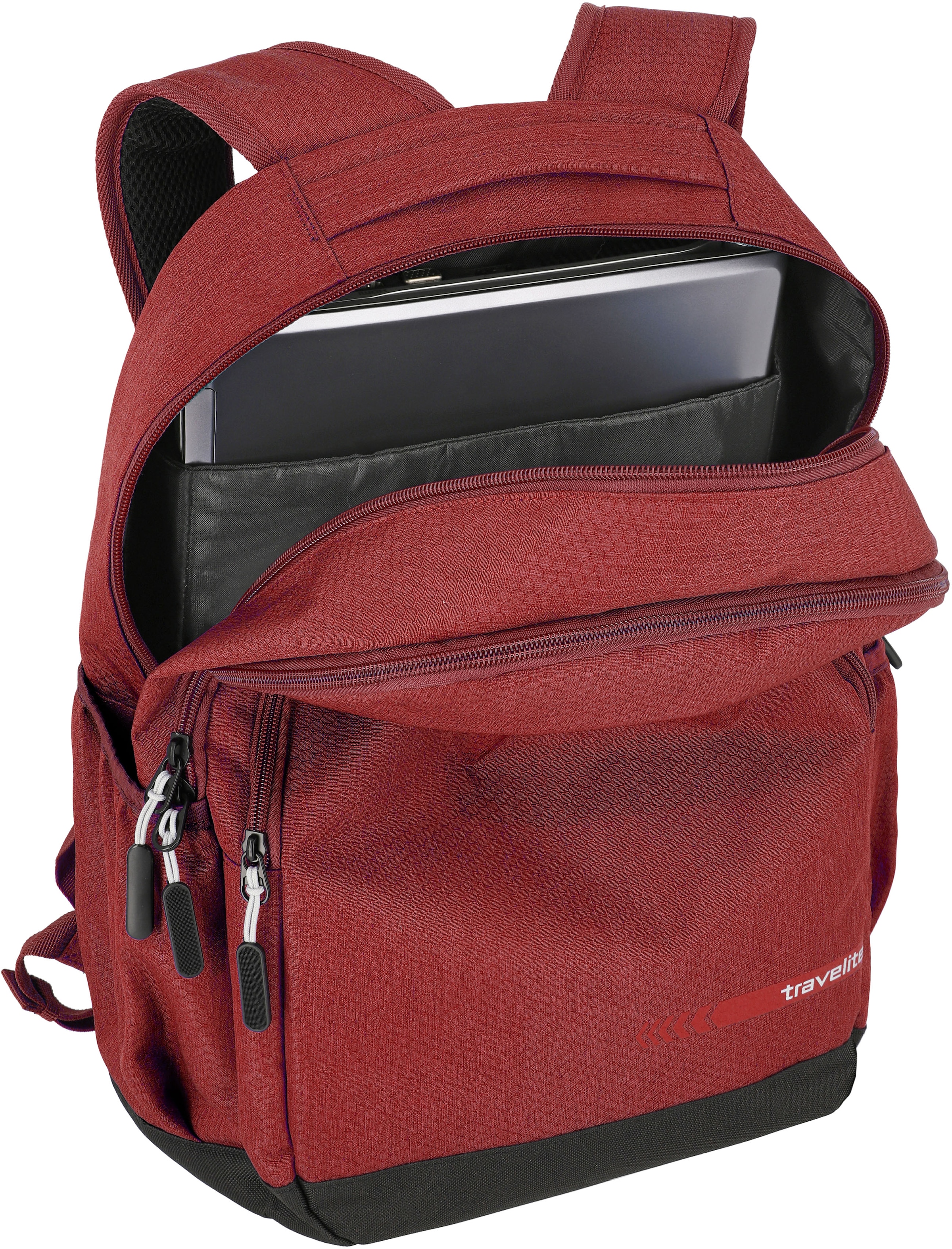 travelite Freizeitrucksack »KICK OFF L, 45 cm«, Arbeitsrucksack Schulrucksack Laptoprucksack mit 15,6-Zoll Laptopfach