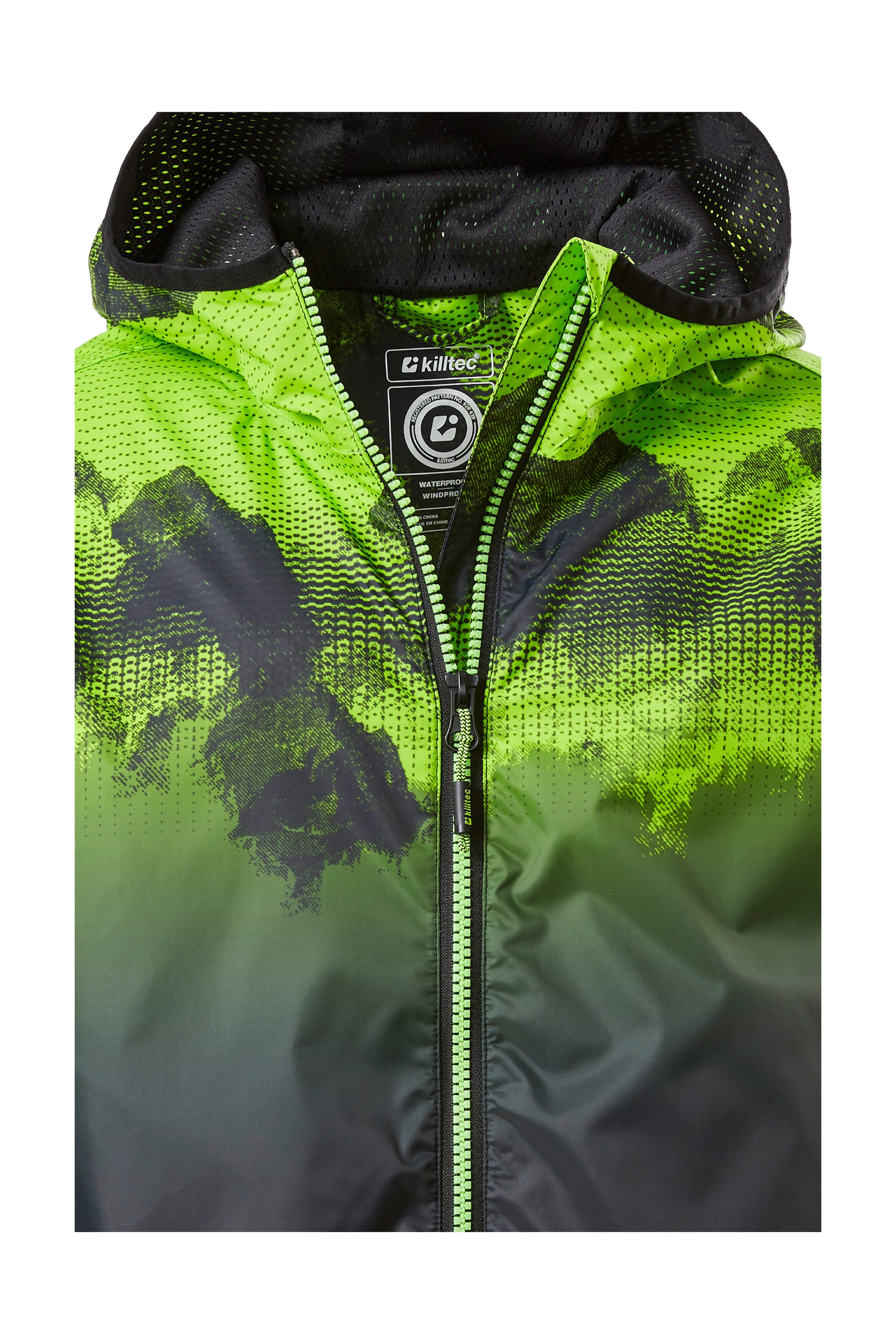 Killtec Outdoorjacke »Lyse BYS JCKT B«, Leichte, wasserdichte Kinderjacke, klein verpackbar, cooles Muster
