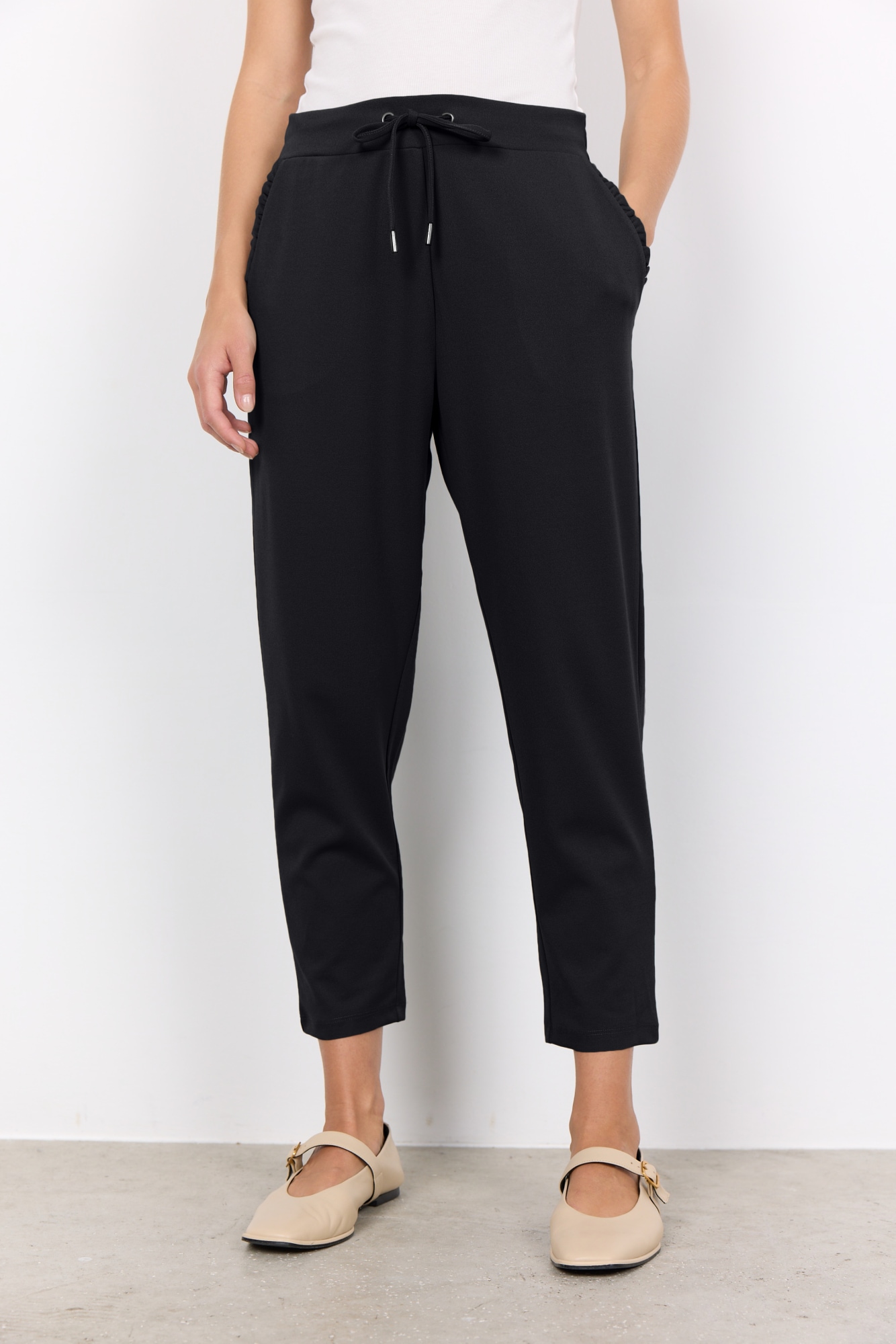 soyaconcept Jogger Pants »SC-SIHAM 2«  aus Polyester und Elasthan, elastischer Bund mit Kordelzug