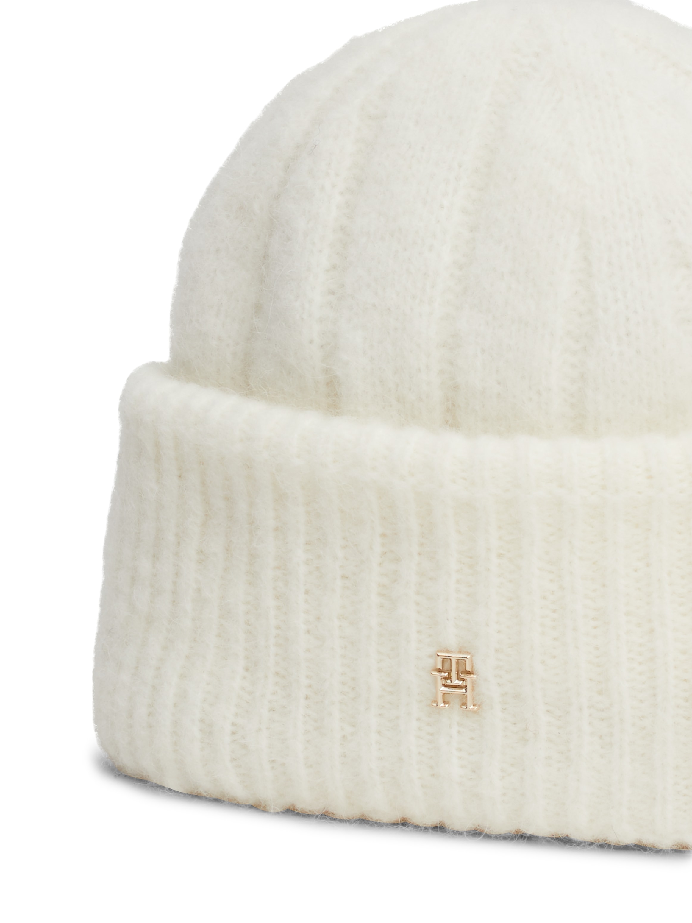 Tommy Hilfiger Beanie »TH TIMELESS BEANIE«, mit Monogramm-Emblem