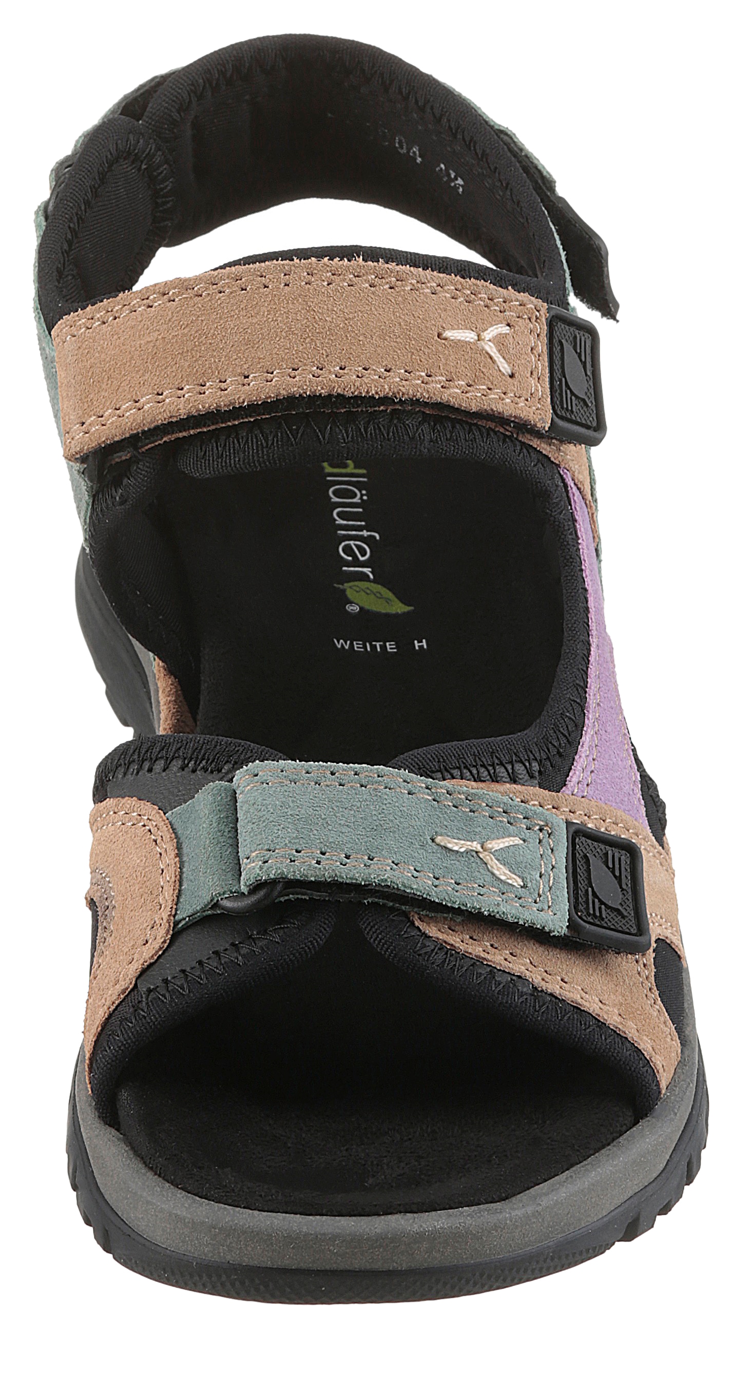 Waldläufer Trekkingsandale »H-SORA«, Outdoorsandale, Sommerschuh, Sandalette mit Klettverschlüsse, H-Weite