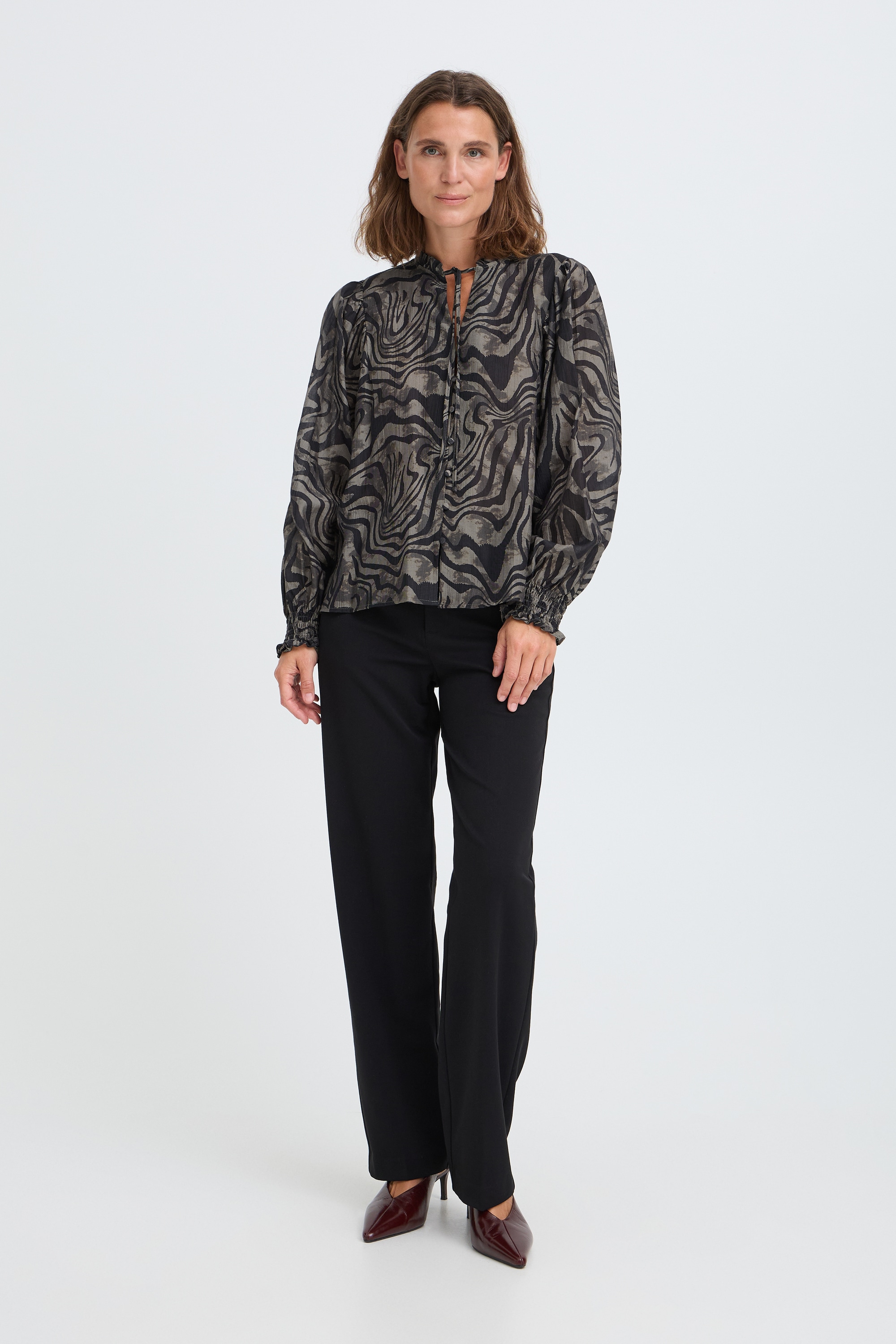 Pulz Jeans Langarmhemd »Damen Langarm PZESITA«