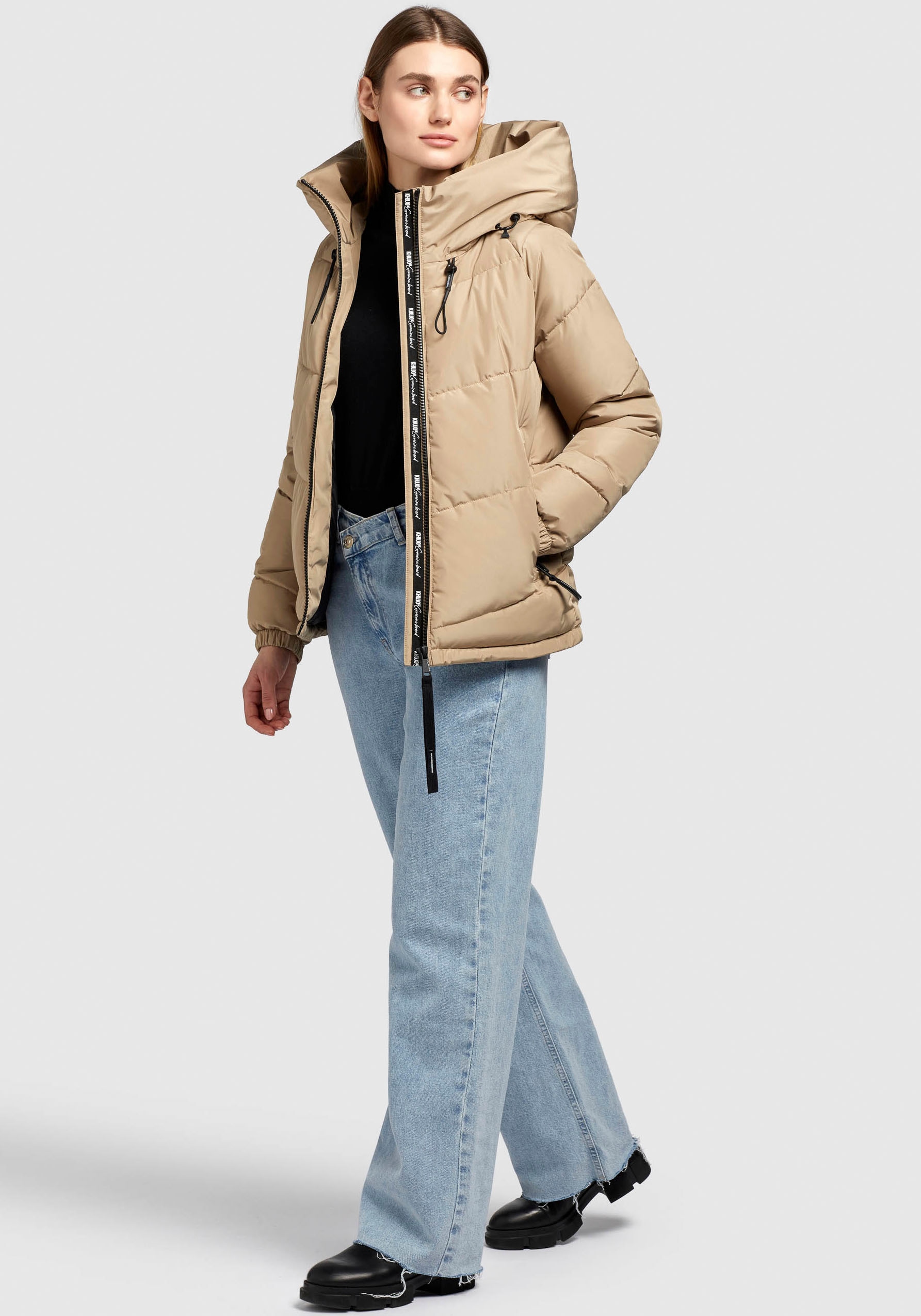 khujo Steppjacke »ESILA4«, mit Kapuze