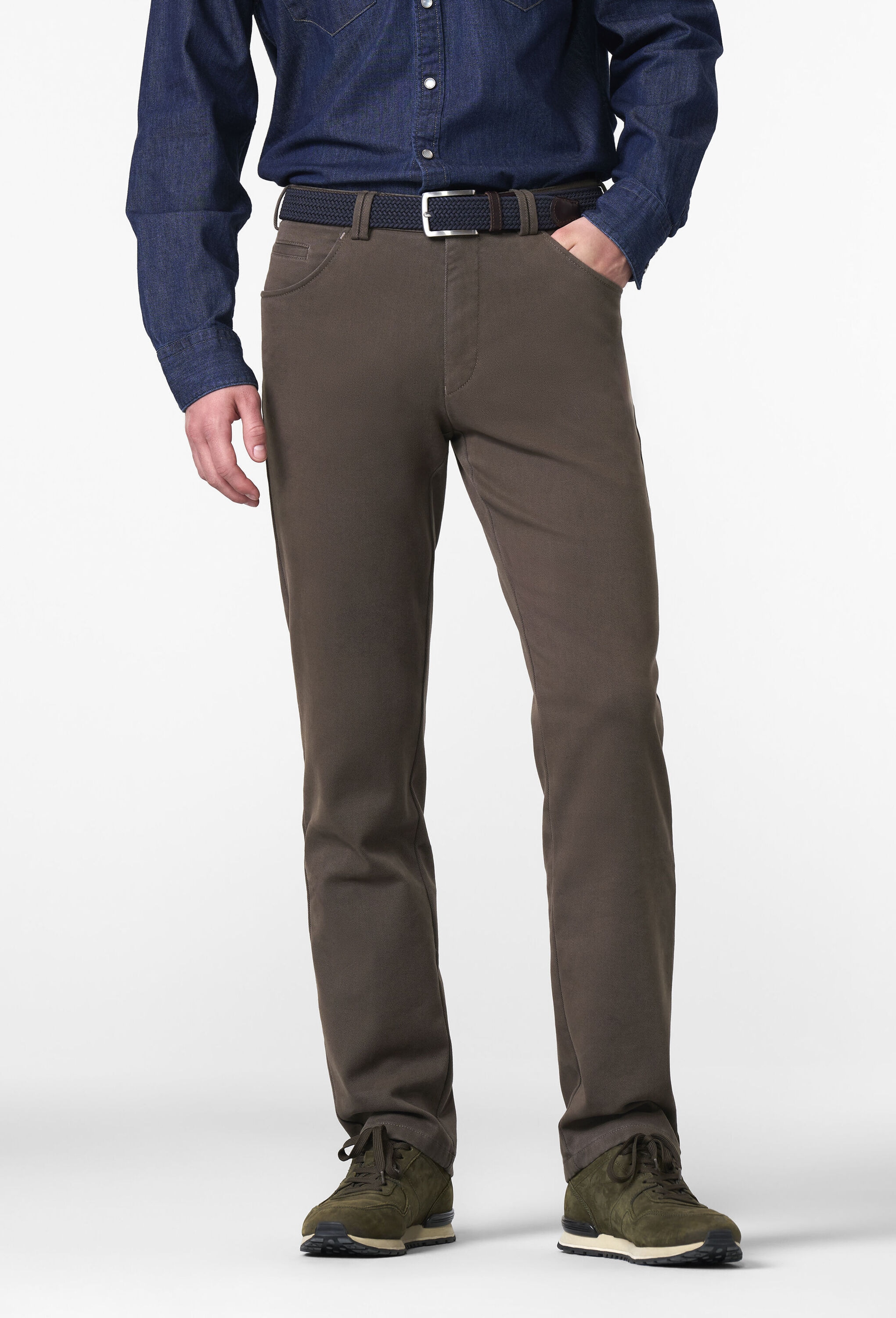 MEYER Chinohose »DUBLIN«  aus warmem Winter-Twill