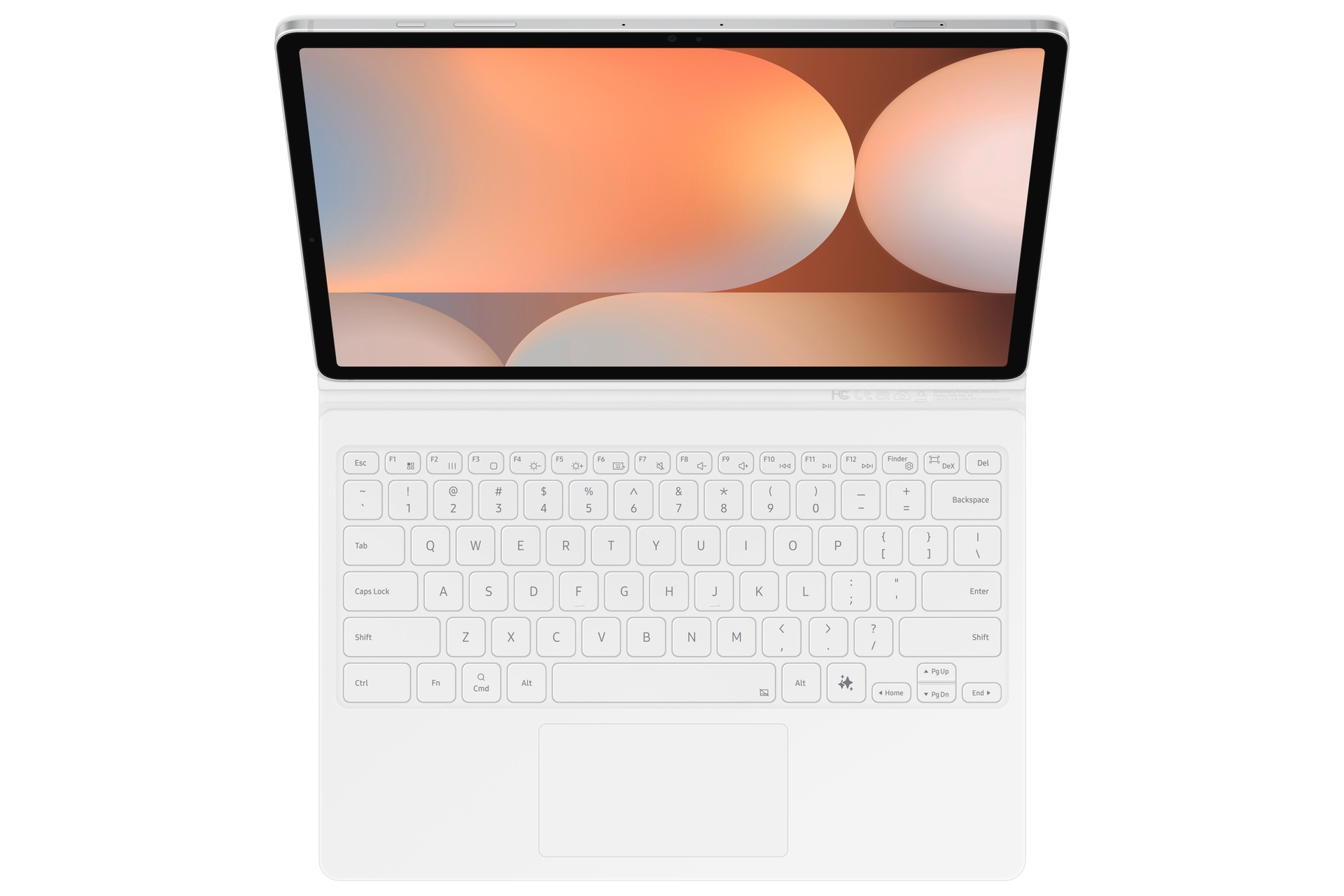 Samsung Tablet-Hülle »Book Cover Keyboard für Galaxy Tab S10+ | S9+ | S9 FE+«, Tastatur Cover, Schutzhülle, Tablethülle, Case, Schutzcase, stoßfest