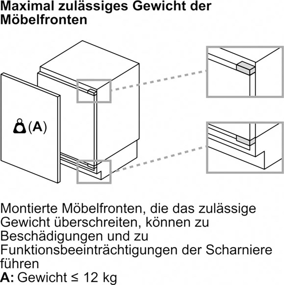 Constructa Einbaukühlschrank »CK202VFD0«