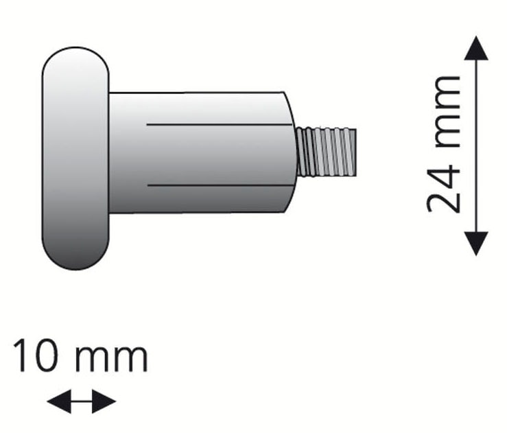 Liedeco Gardinenstangen-Endstück »Endstück, Endknopf, Endkappe "Esperanca" für 16 mm Stangen« Endstück, Endknopf