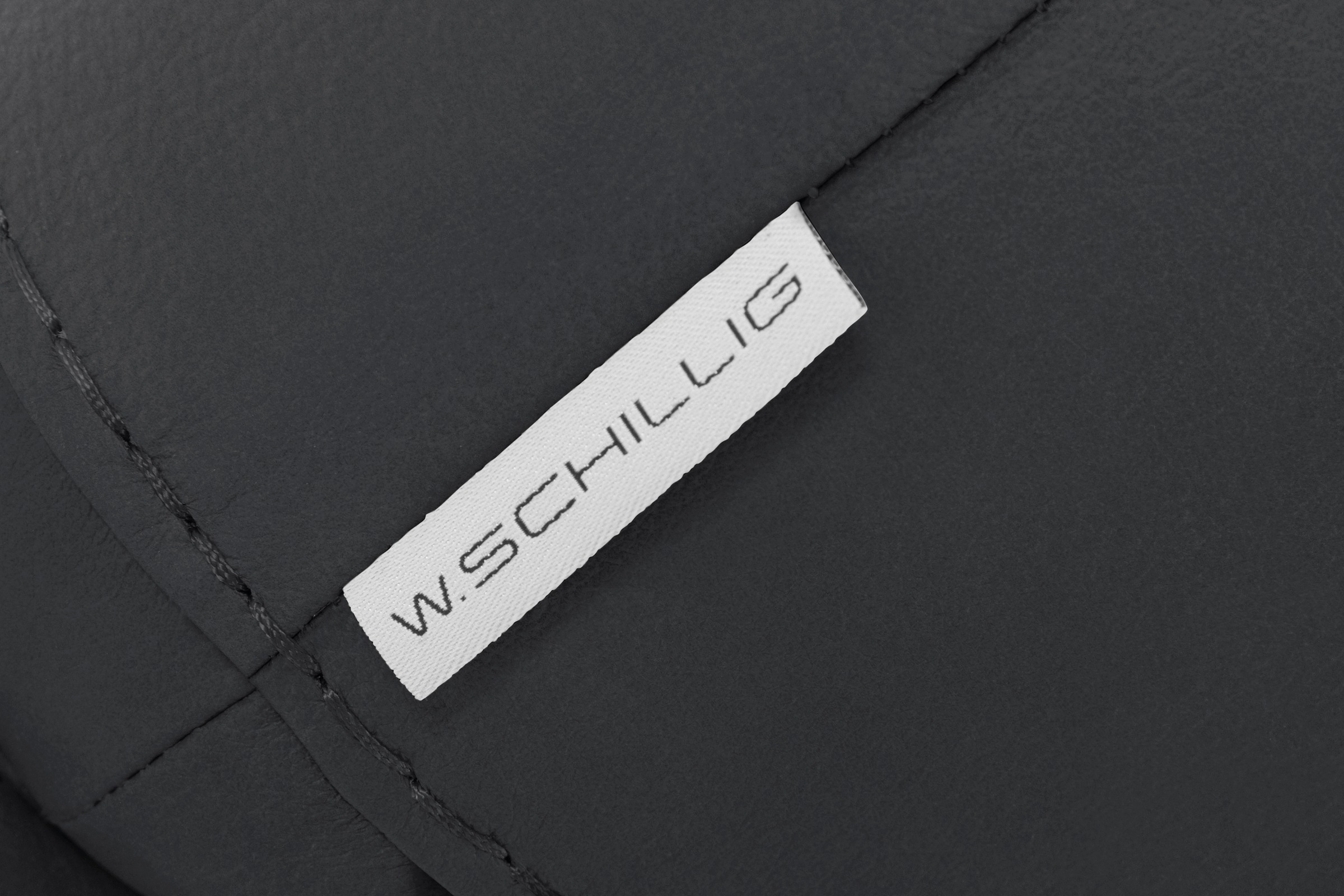 W.SCHILLIG Hocker »montanaa«, mit Metallfüßen in Silber matt, Breite 71 cm