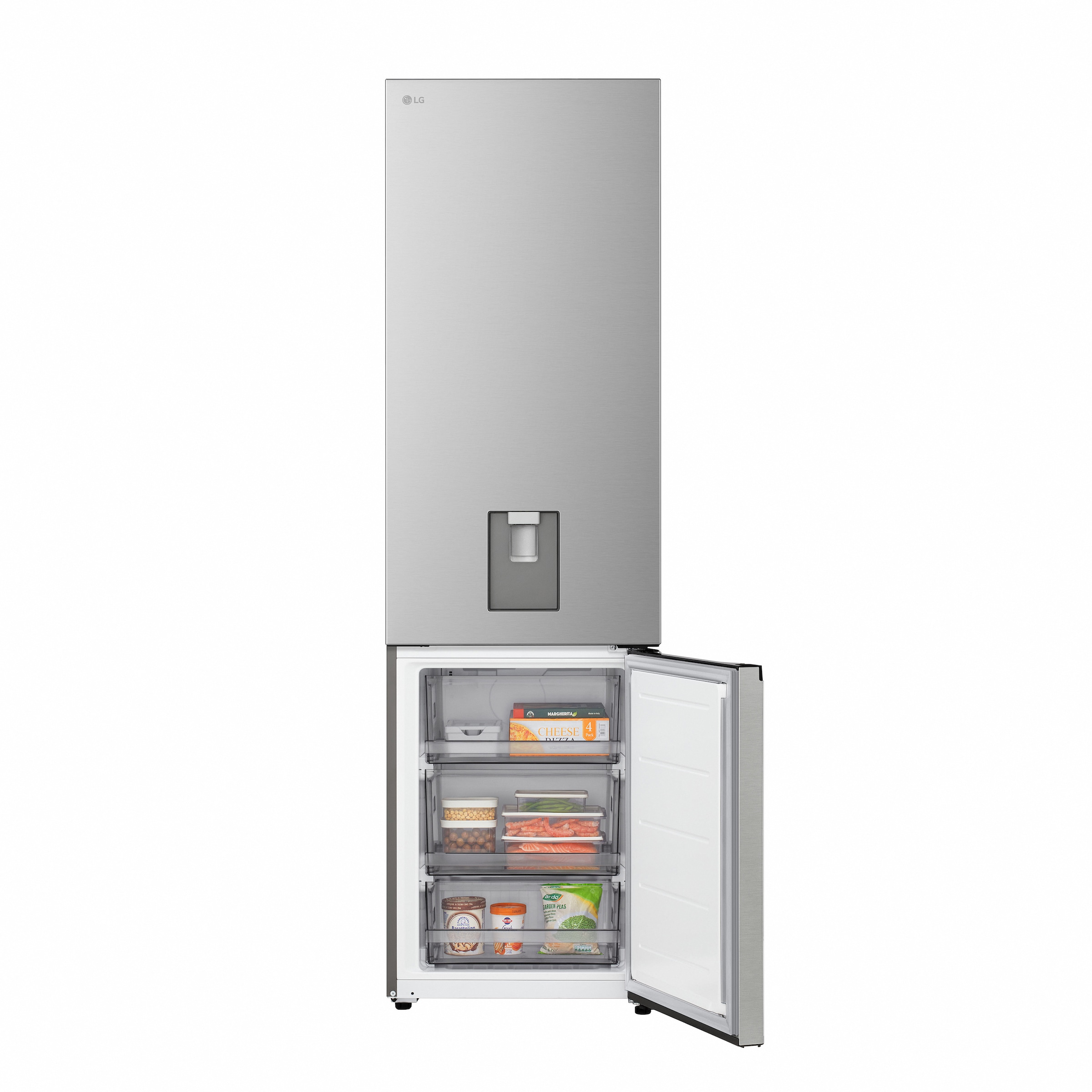 LG Kühl-/Gefrierkombination Serie 3 »GBFS322CPY« 203 cm hoch 59,7 cm breit mit Wasserspender und echter 0°-Zone