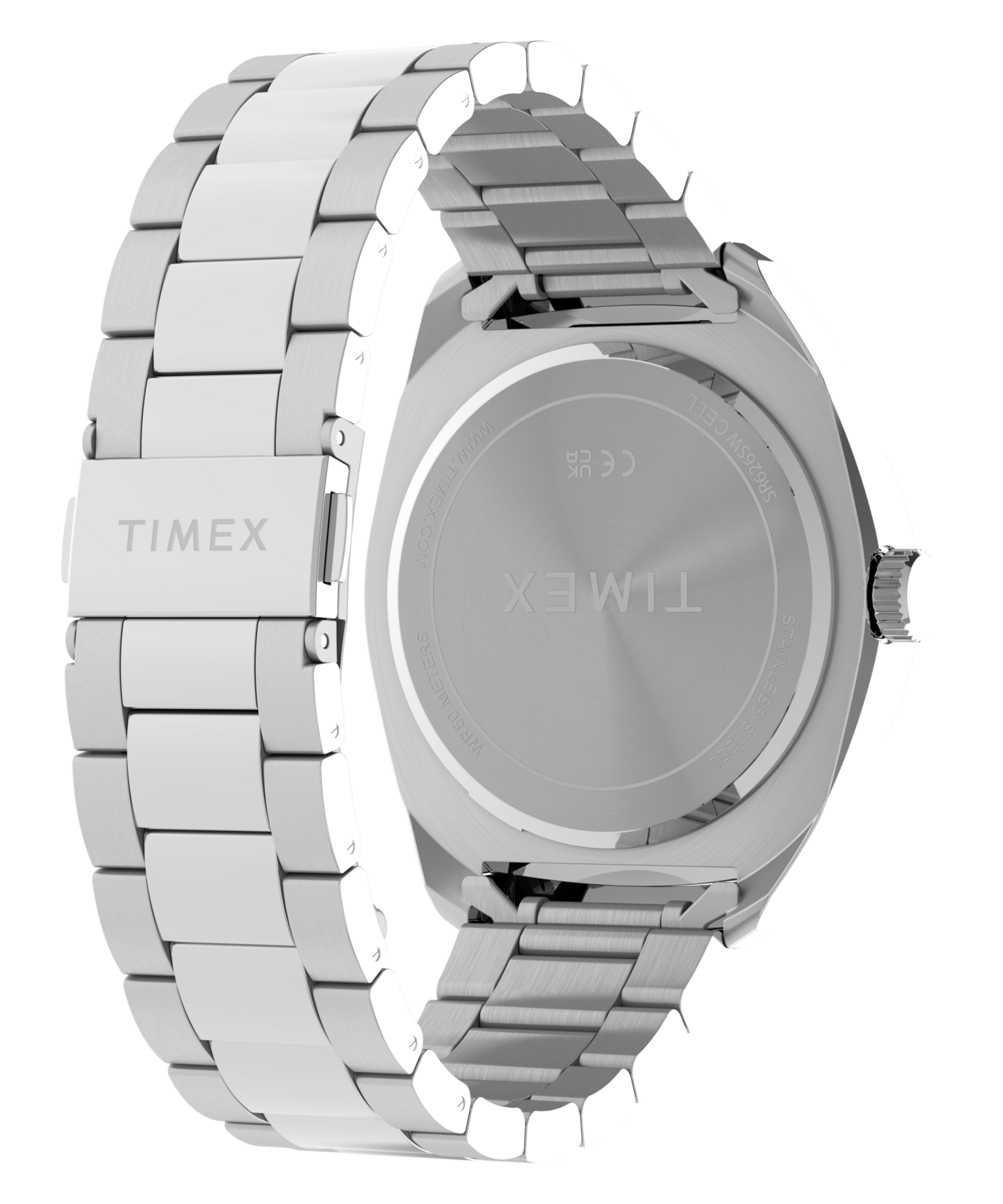 Timex Quarzuhr »Weston 3-Hand« Armbanduhr, Herrenuhr, Edelstahlarmband, analog, Tag, Beleuchtung