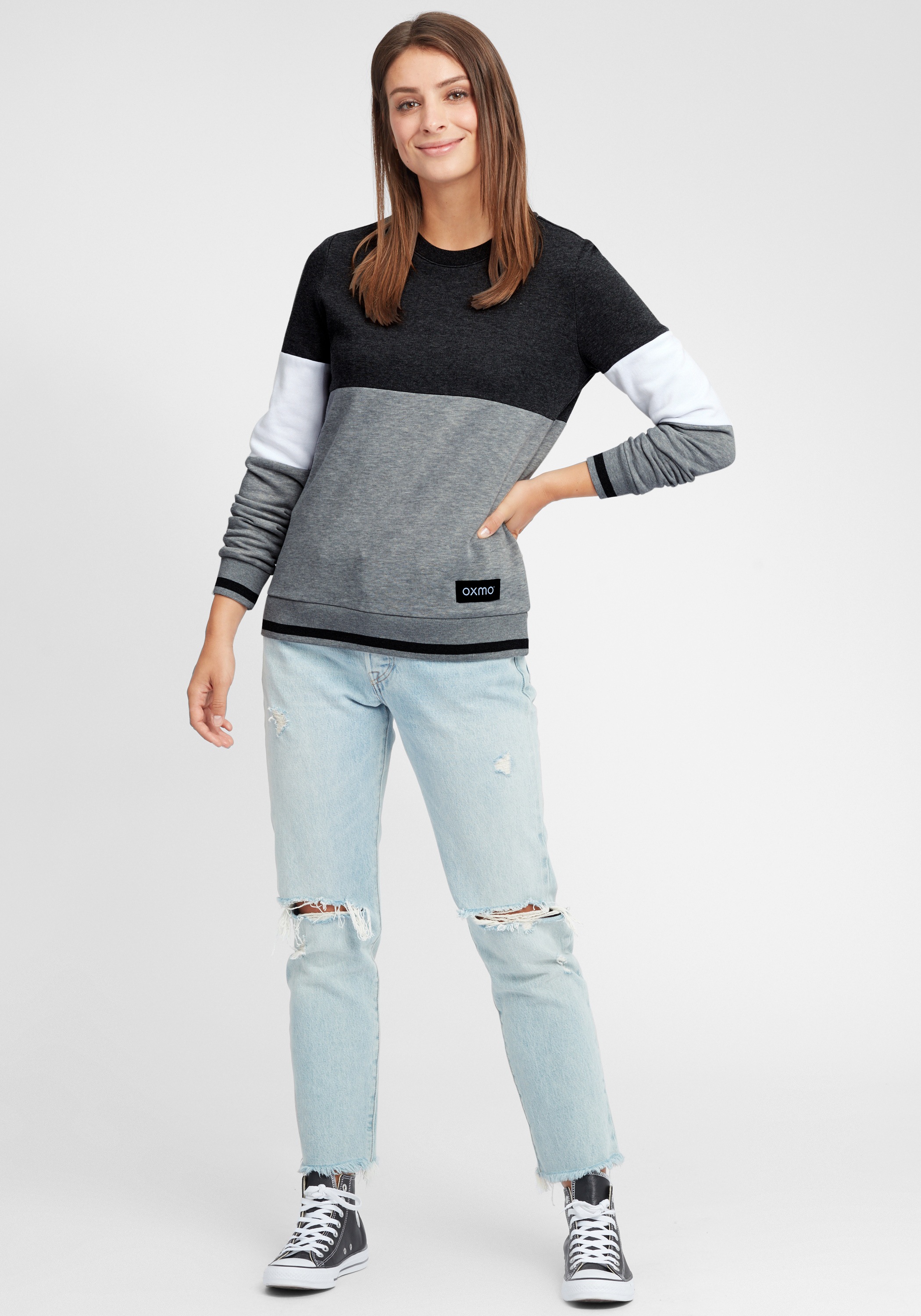 OXMO Sweater »Sweatpullover OXOmaya«