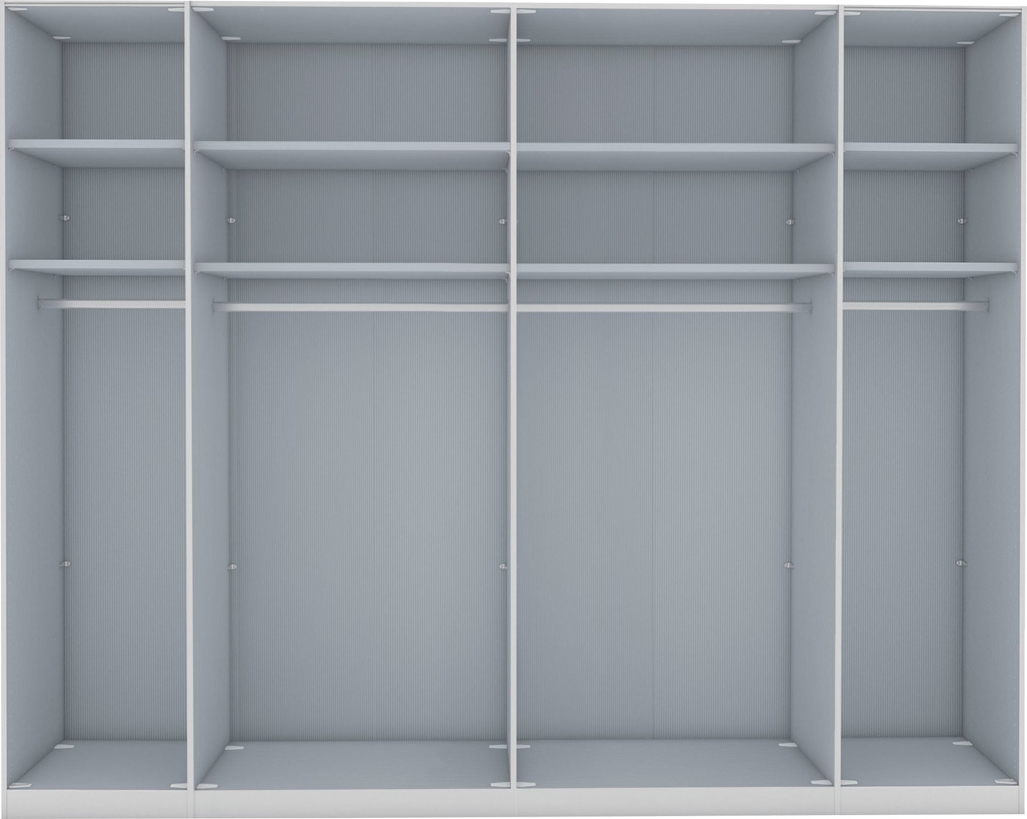 WIEMANN Drehtürenschrank »Monaco« mit Teil-Glasfront sowie hochwertige Beschläge inkl. Dämpfung