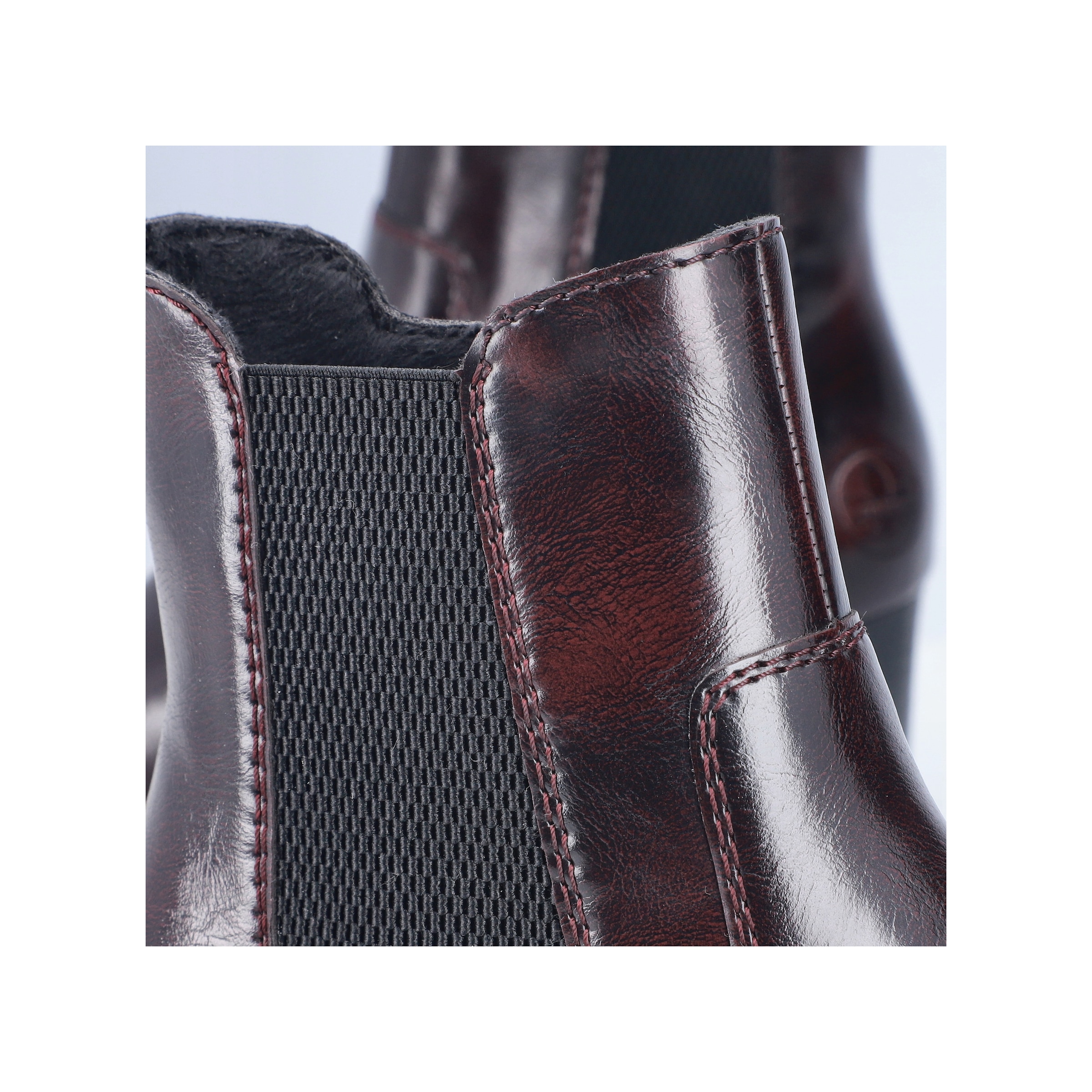 Rieker Chelseaboots  Stiefelette mit Stretch und Reißverschluss, schmale Form