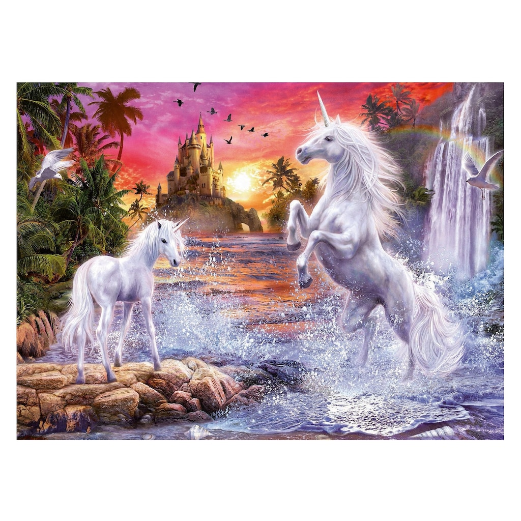 Ravensburger Puzzle »Einhörner am Fluss«, leuchtet im Dunkeln, Made in Germany, FSC® - schützt Wald - weltweit