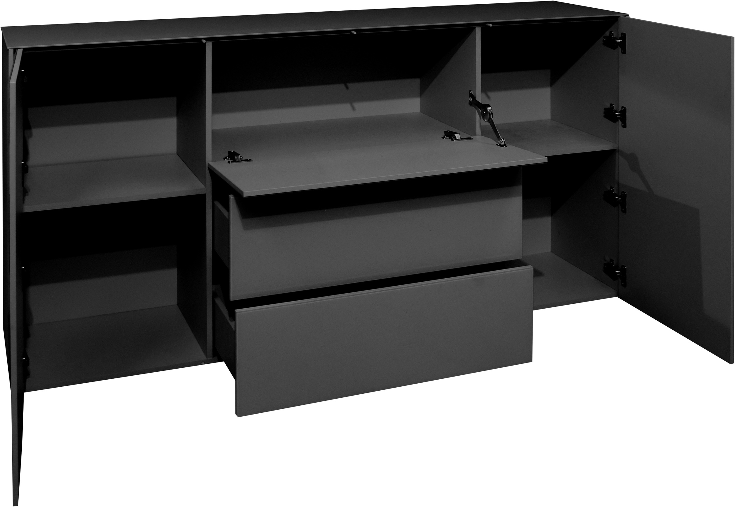 Mäusbacher Kommode »Imola TOPSELLER!«, (OTTOs Choice), Kommode mit Glasfront und Glasoberplatte