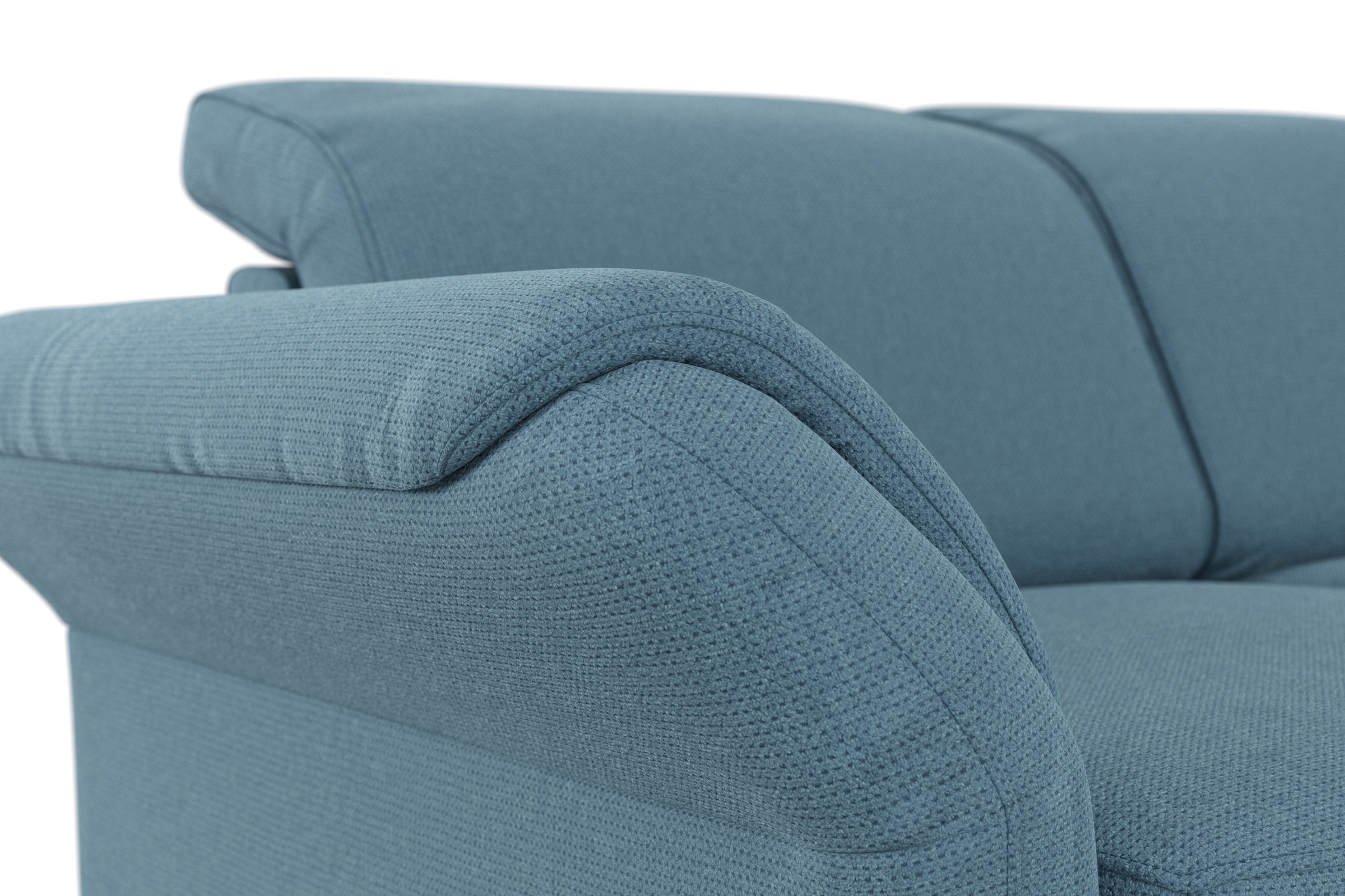 sit&more Ecksofa »Apulia L-Form«, wahlweise Bettfunktion, Bettkasten und Kopf- und Armteilverstellung