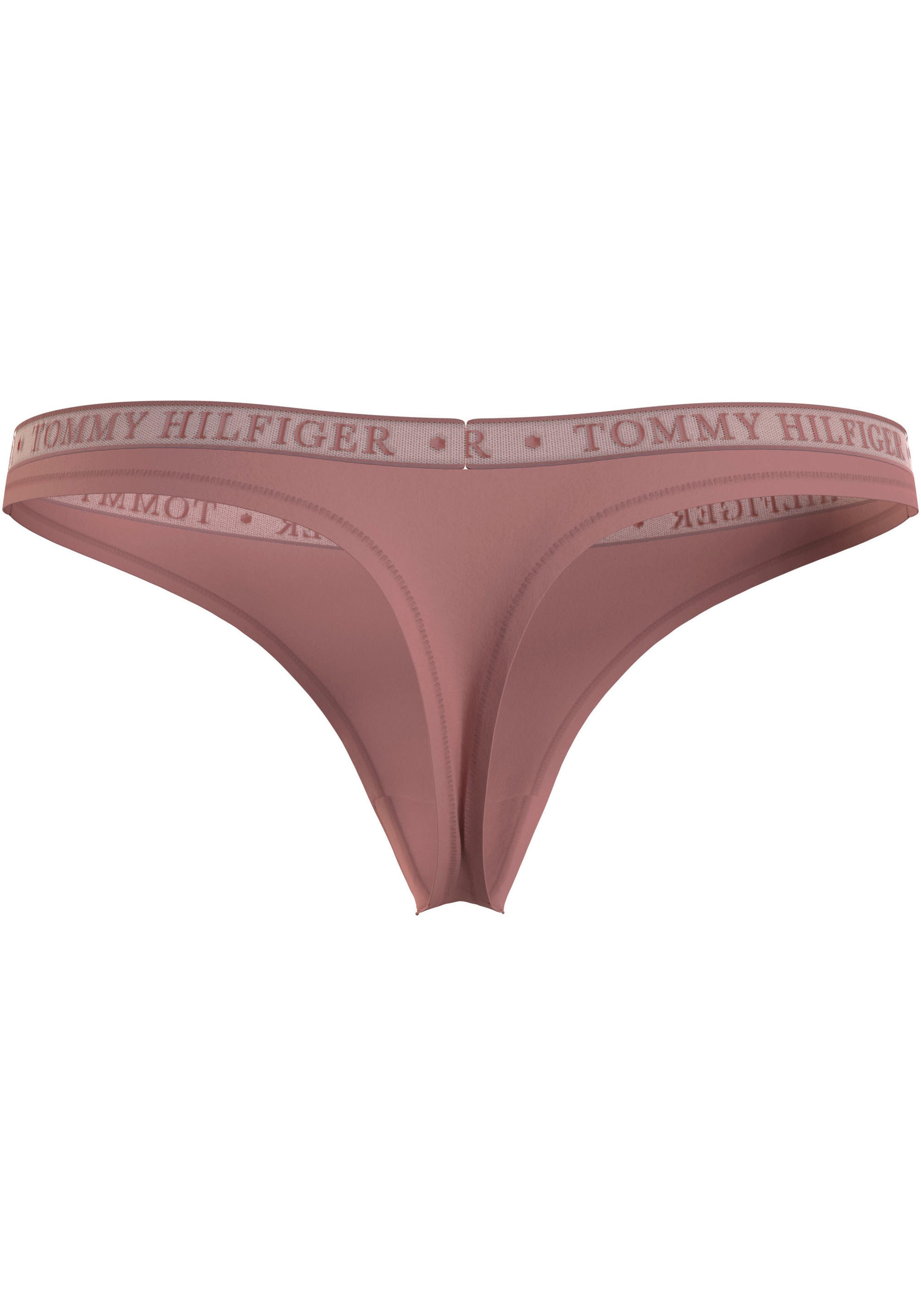 Tommy Hilfiger Underwear Slip »LACE 3P THONG (EXT SIZES)«, (Packung, 3er-Pack), mit Tommy Hilfiger Logobund