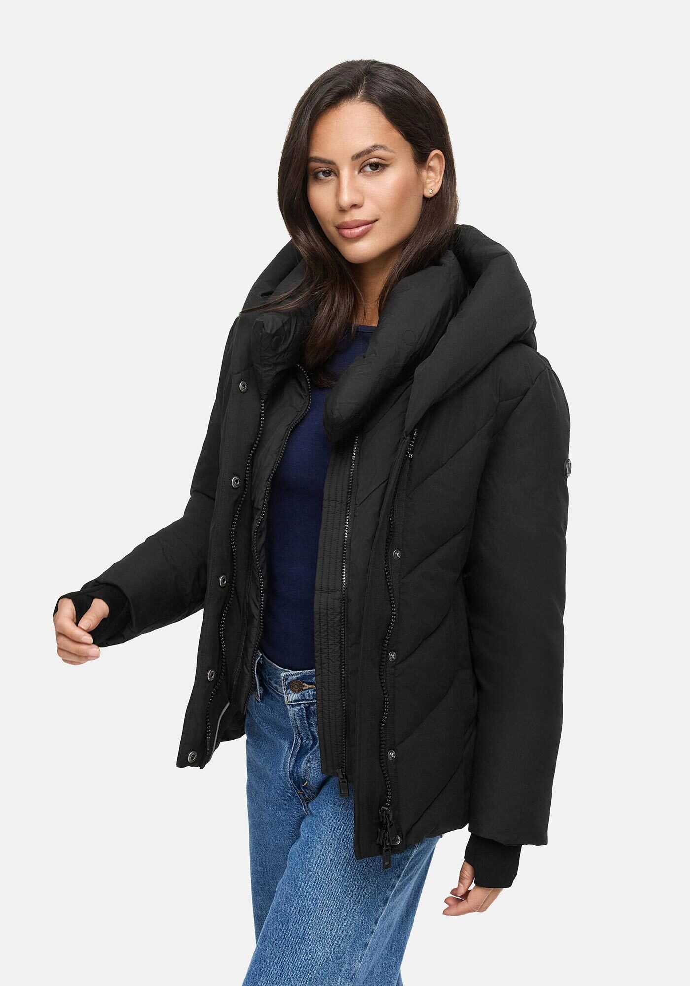 Marikoo Winterjacke »Marikoo Nadiraa Damen Herbst Winter Stepp Jacke N085«