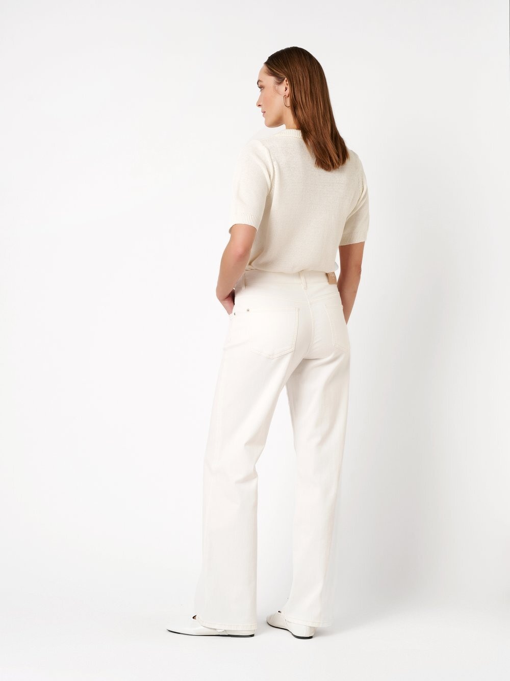 TONI Poloshirt »Greta« mit Knöpfen in Holzoptik