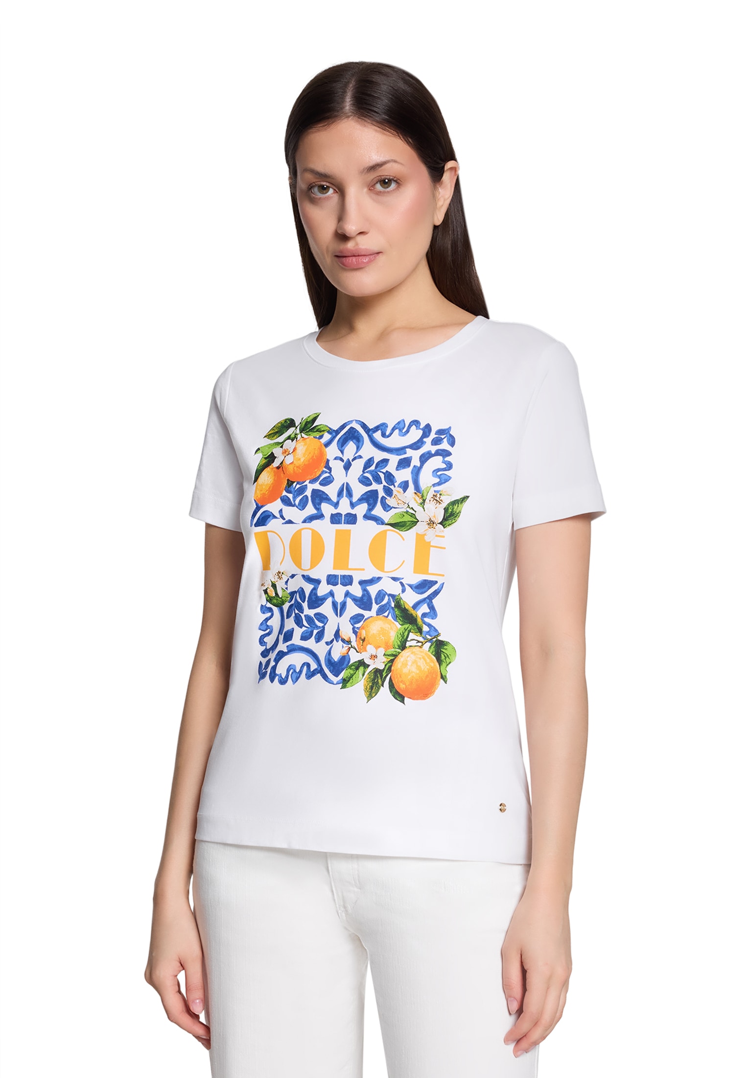 Betty&Co Rundhalsshirt »Casual-Shirt mit Print«