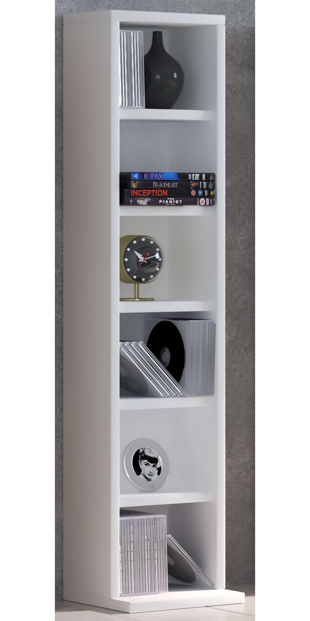 VCM Standregal »Holz CD DVD Stand Aufbewahrung Deko Regal Elementa«