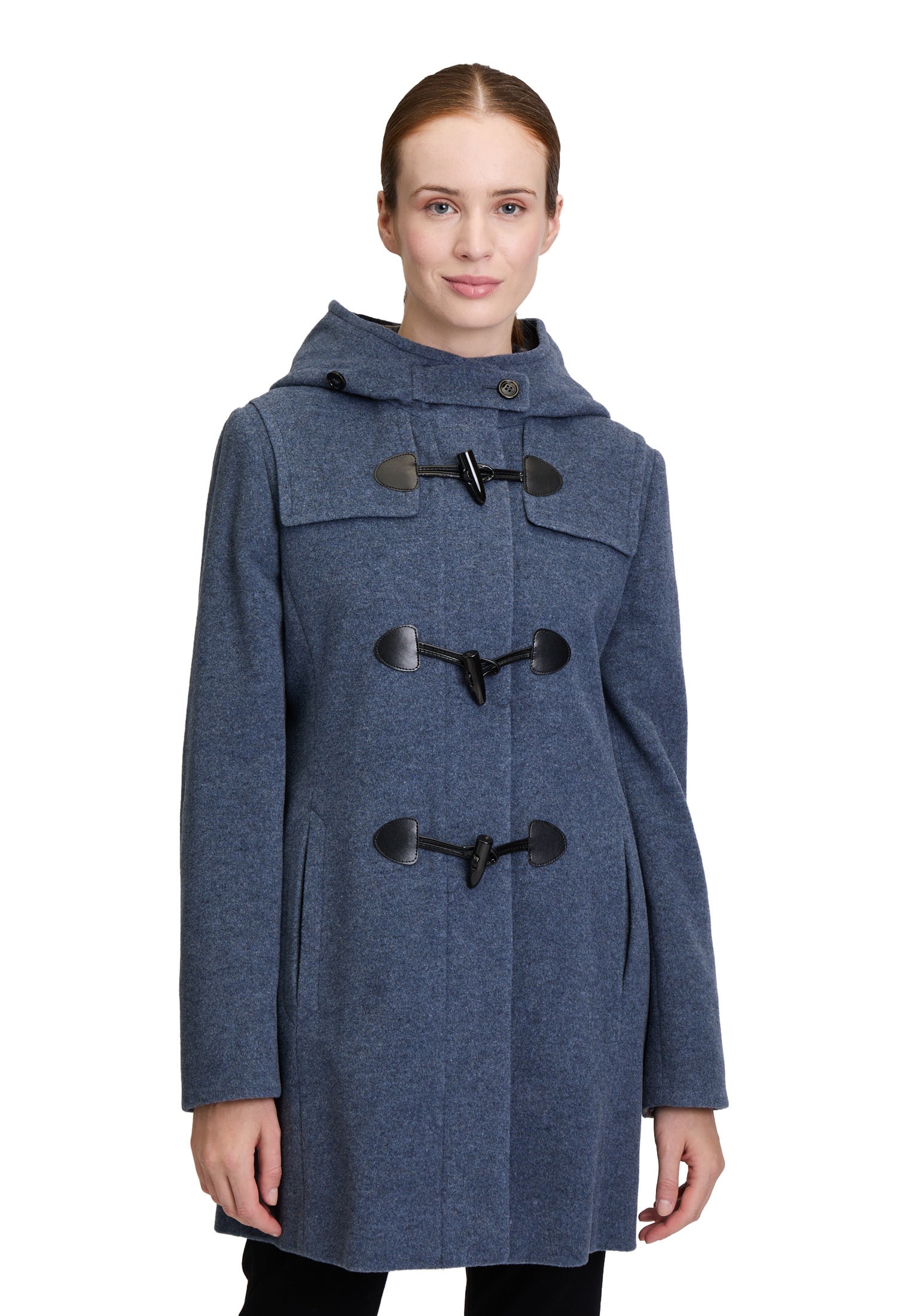 Gil Bret Wolljacke »Dufflecoat mit Kapuze«