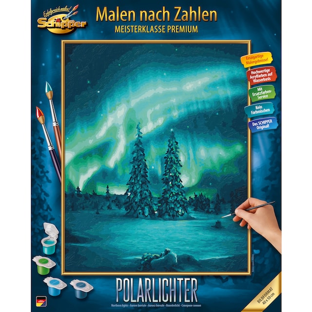 Schipper Malen nach Zahlen »Meisterklasse Premium - Polarlichter«, Made in  Germany bei