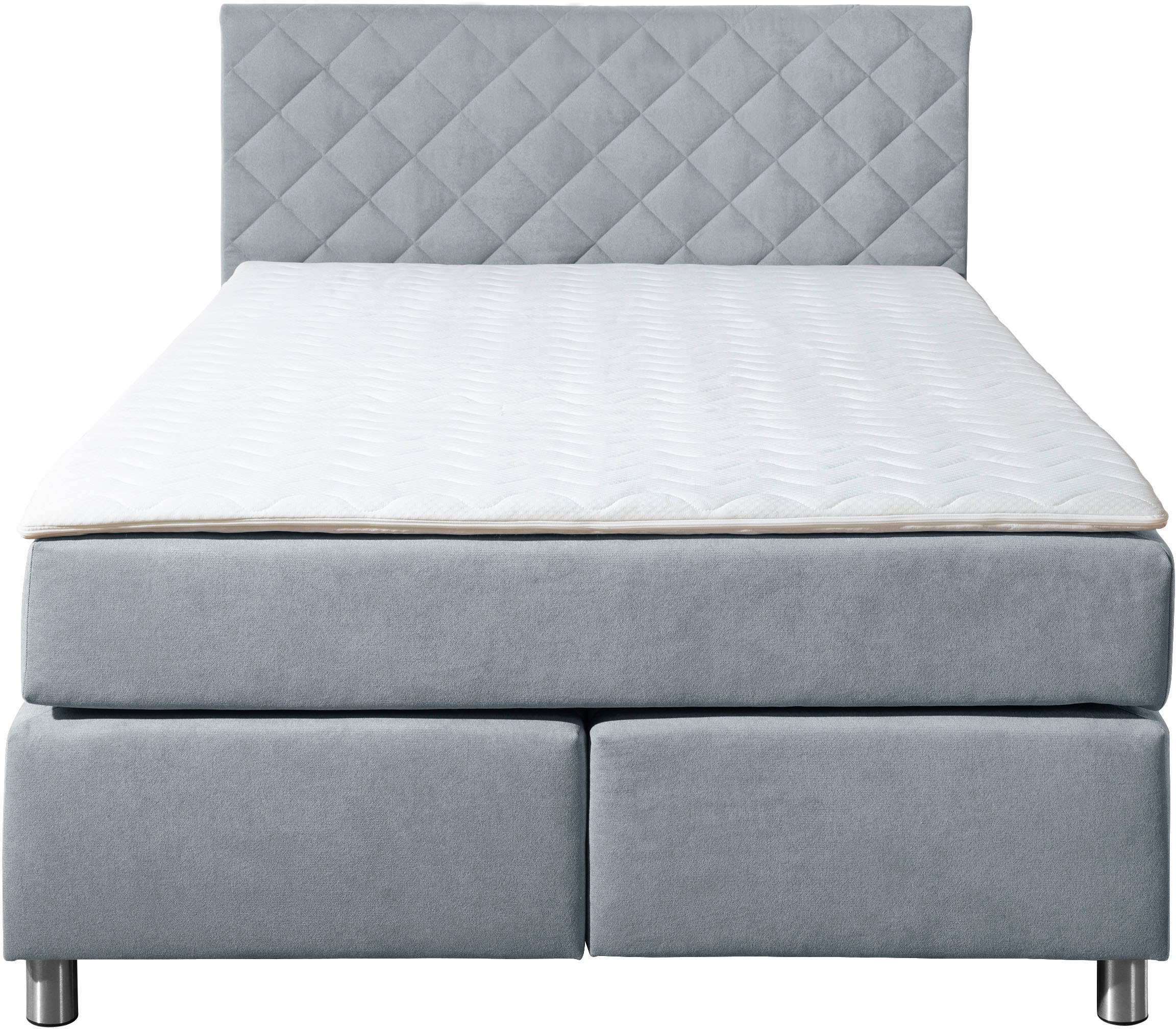 Leonique Boxspringbett »Bernard, in verschiedenen Breiten«, inkl. Topper, Matratze in H2, H3 oder H4 erhältlich