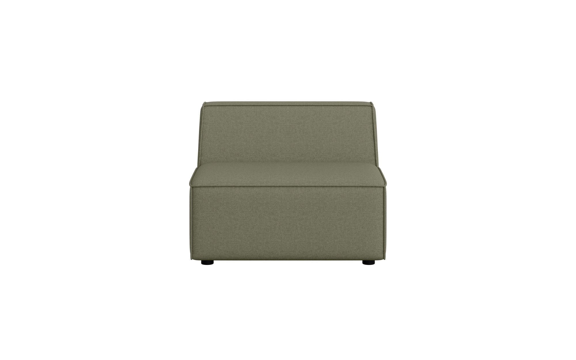 INOSIGN Sessel »Bequemer Sessel Cavan, Maße B/T/H: 90/90/72 cm«, ohne Armlehne, mit Wellenunterfederung, auch in Bouclé