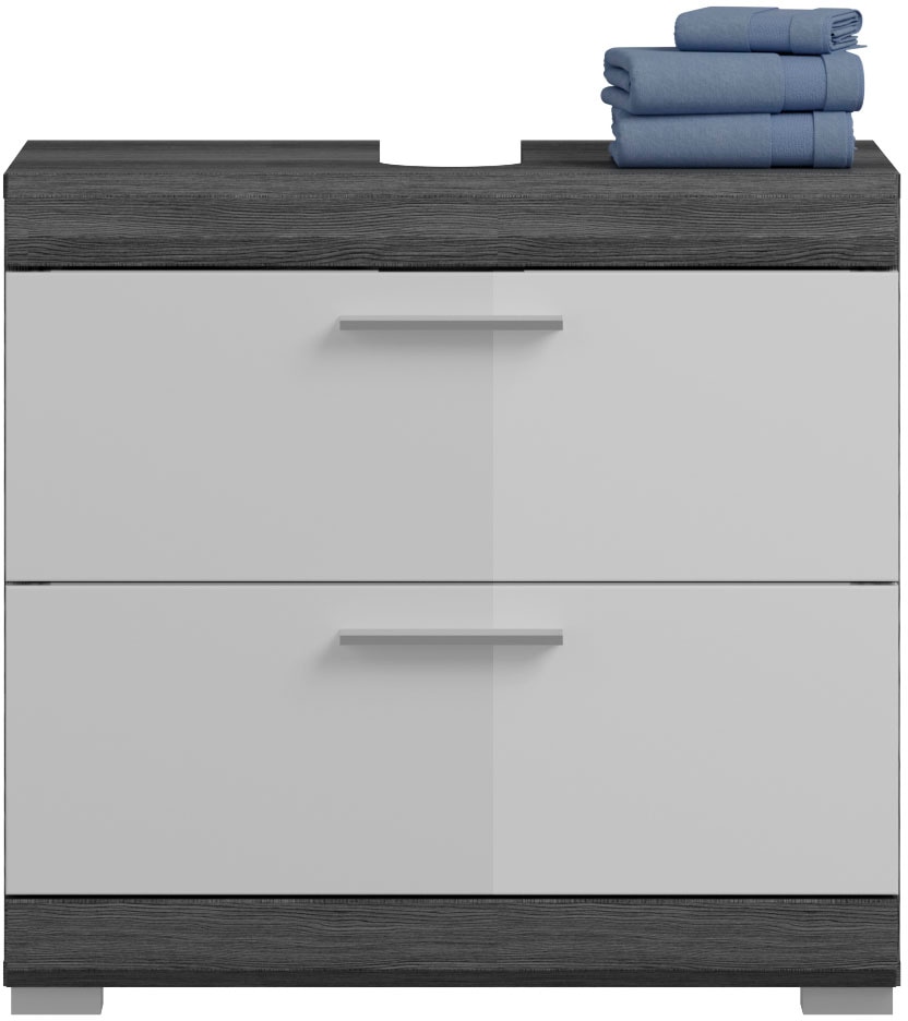 INOSIGN Badmöbel-Set »Siena, 2 tlg., bestehend aus: Waschbeckenunterschrank, Spiegelschrank«, (Set, 2 St., TOPSELLER!), in verschiedenen Farben erhältlich, Badmöbel, Kombination, Badezimmer