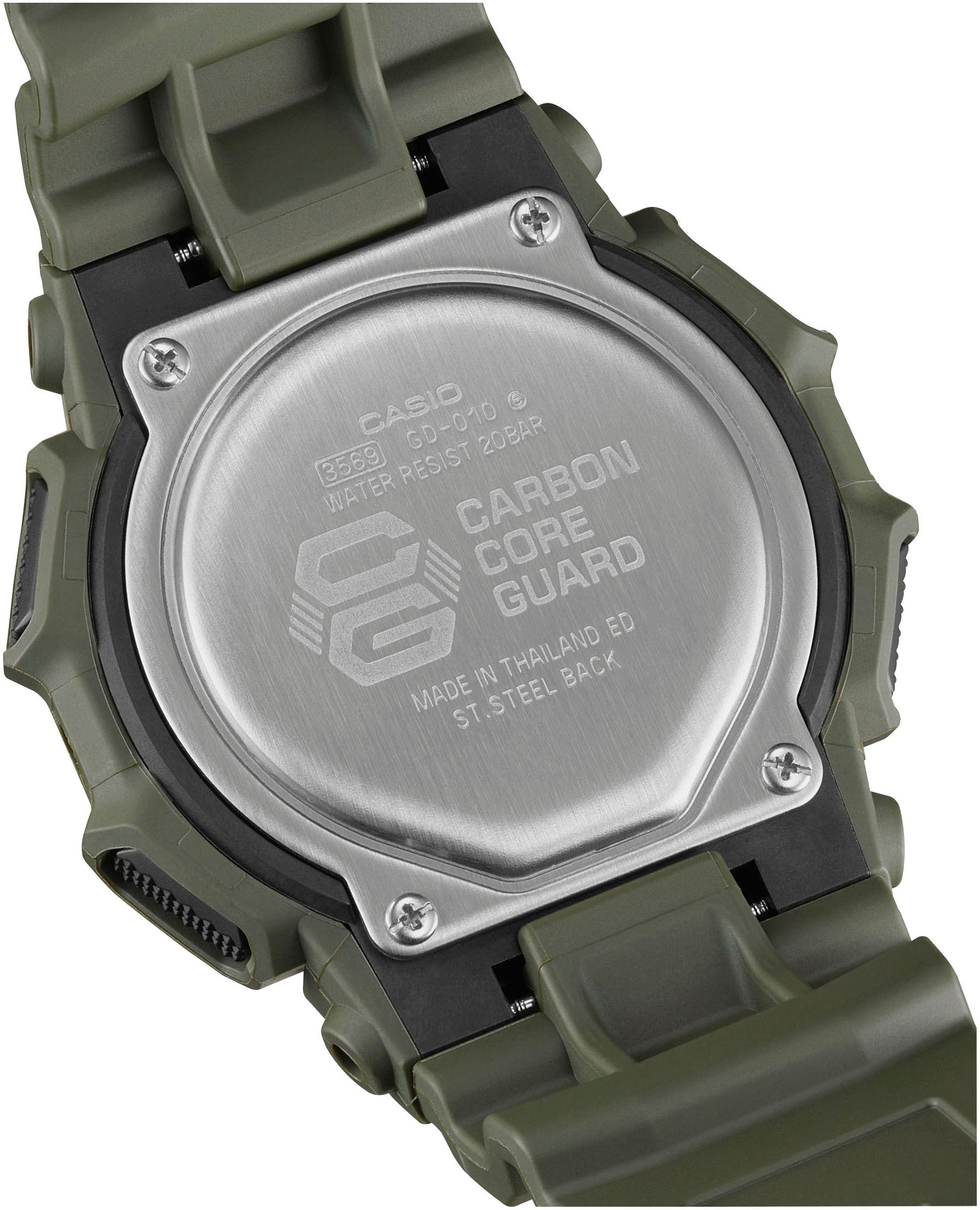 CASIO G-SHOCK Chronograph, Quarzuhr, Armbanduhr,Herrenuhr, digital, autom. Kalender, Resinarmband