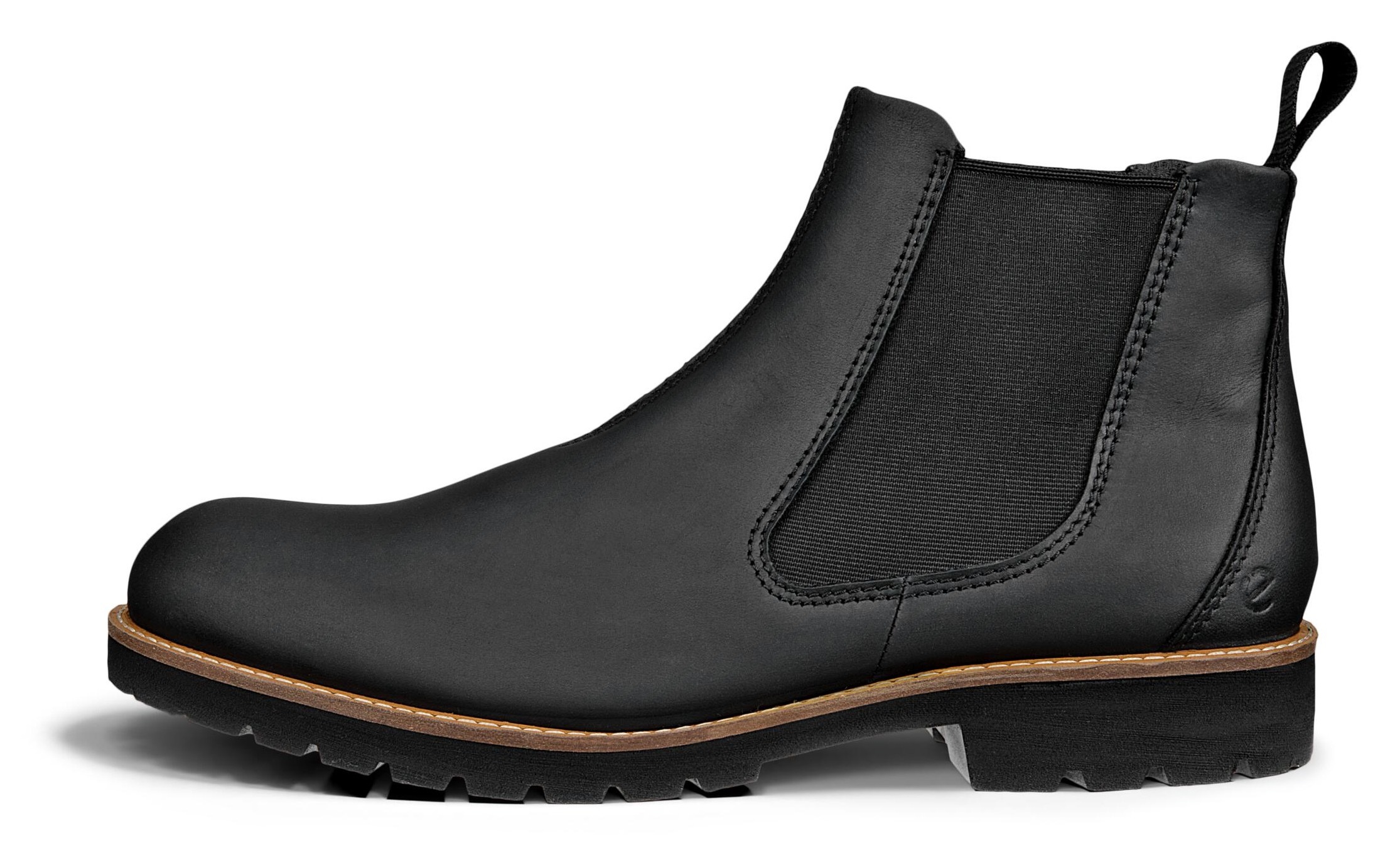 Ecco Chelseaboots »Jamestown«  Schlupfboots, Stiefelette, Business-Boots mit Stretcheinsätze