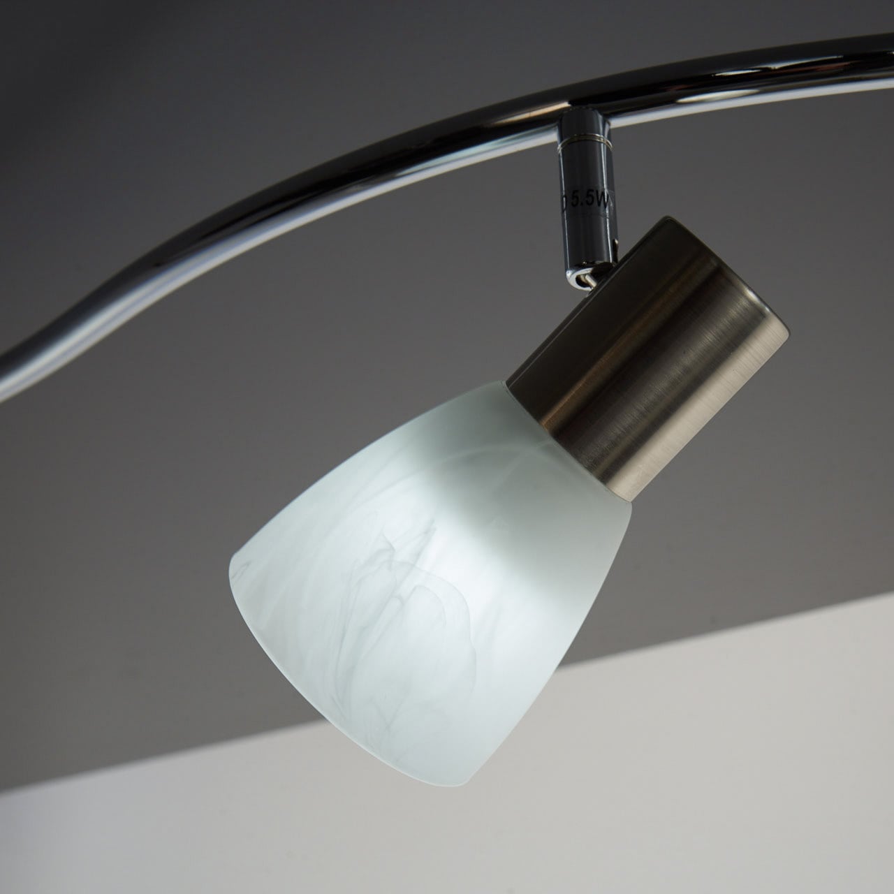 B.K.Licht LED Deckenspots »Lunas«, 6 flammig, Leuchtmittel E14 | Leuchtmittel wechselbar, LED Deckenleuchte, dreh-und schwenkbare Spots, inkl. Leuchtmittel