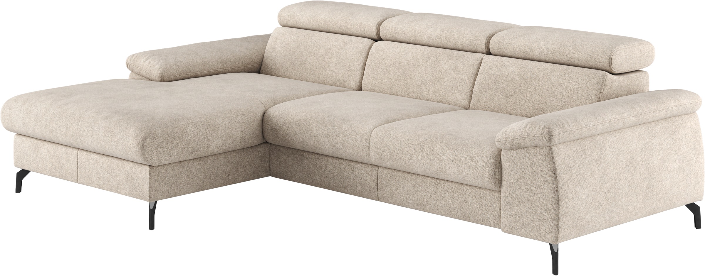 COTTA Ecksofa »Kitty L-Form«, inkl. Kopfteilverstellung, optional mit Bettfunktion u. Bettkasten