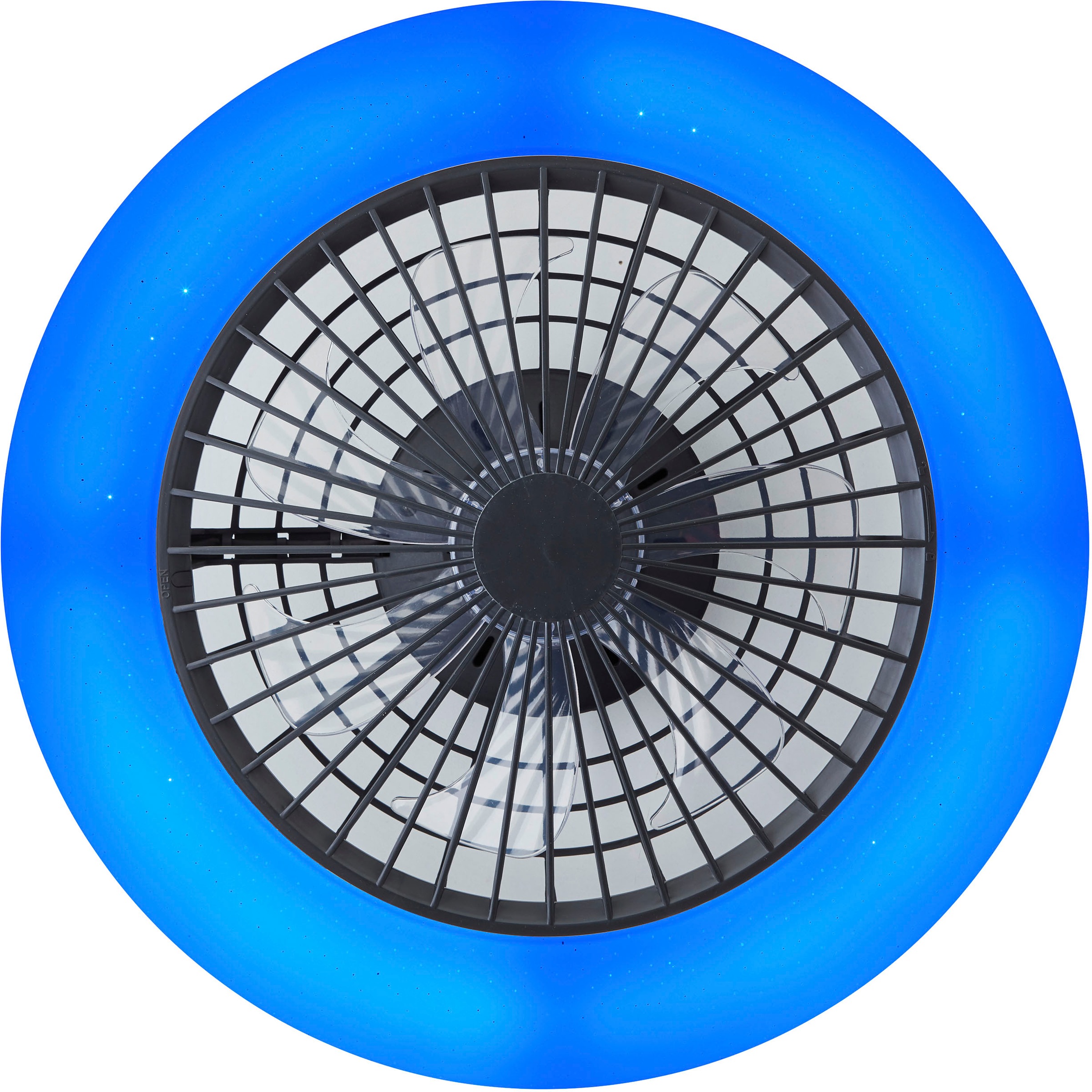 Brilliant LED Deckenleuchte »Salerno« 1 Stk. RGB | warmweiß - kaltweiß Ventilator, 49 cm, digitales RGB, CCT, 4700 lm, dimmbar, 3000-6500 K