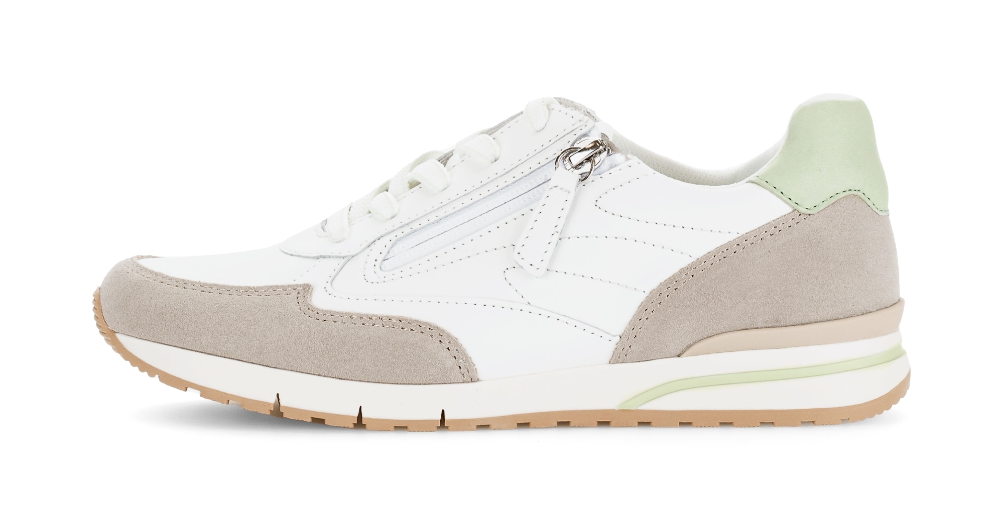 Gabor Keilsneaker »FLORENZ«  , Freizeitschuh, Halbschuh, Schnürschuh mit Kontrastbesätzen, G-Weite