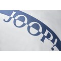 Joop! Bettwäsche »JOOP! LOGO STRIPES«, (2 tlg.), Mit elegantem JOOP! Logo-Streifenmuster in Kontrastfarbe