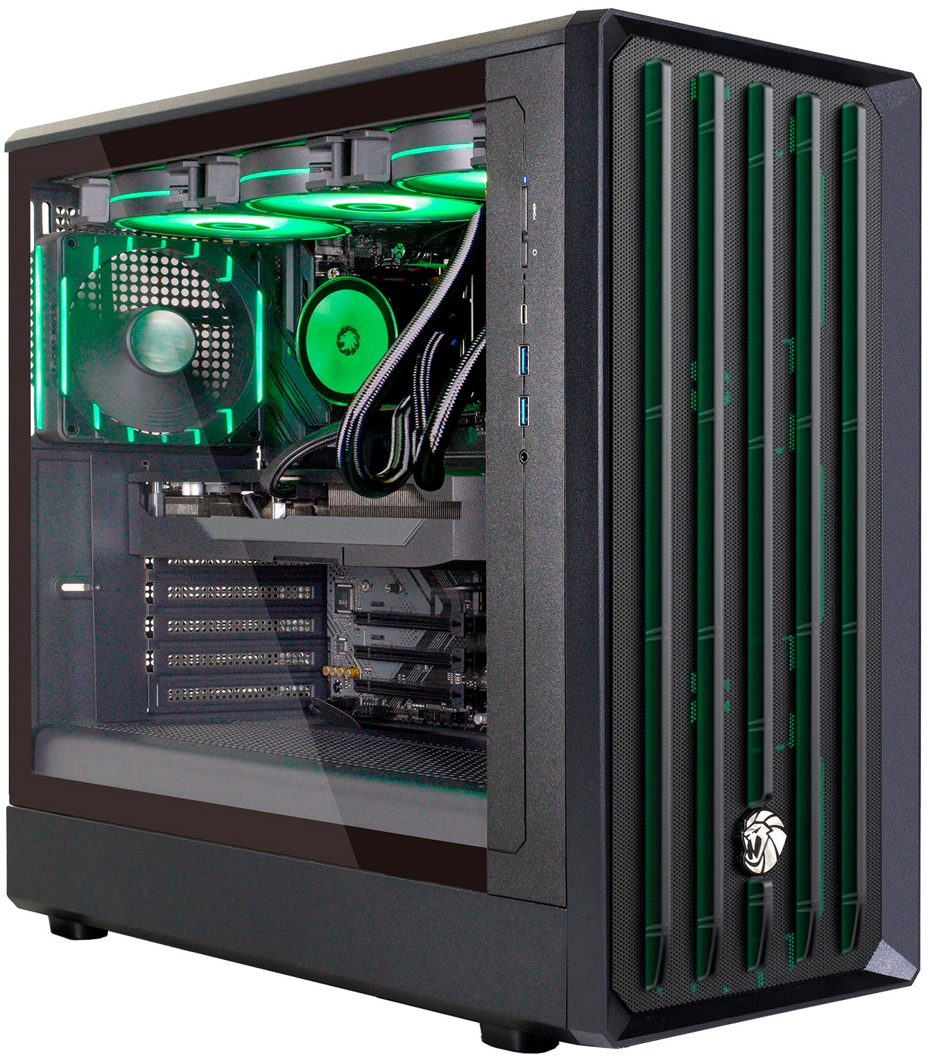 GAMEMAX Gaming-PC-Komplettsystem »GigaDeal CLAW BK 2802 AMD Ryzen 5 7500F 32GB DDR5 1TB SSD RX 9070« 32 ″ AMD Ryzen 5 Radeon™ RX 9070 32 GB RAM 1.000 GB SSD Windows 11, DDR5 RAM + Gigabyte GS32QCA LED-Monitor Curved, 80 cm 32"