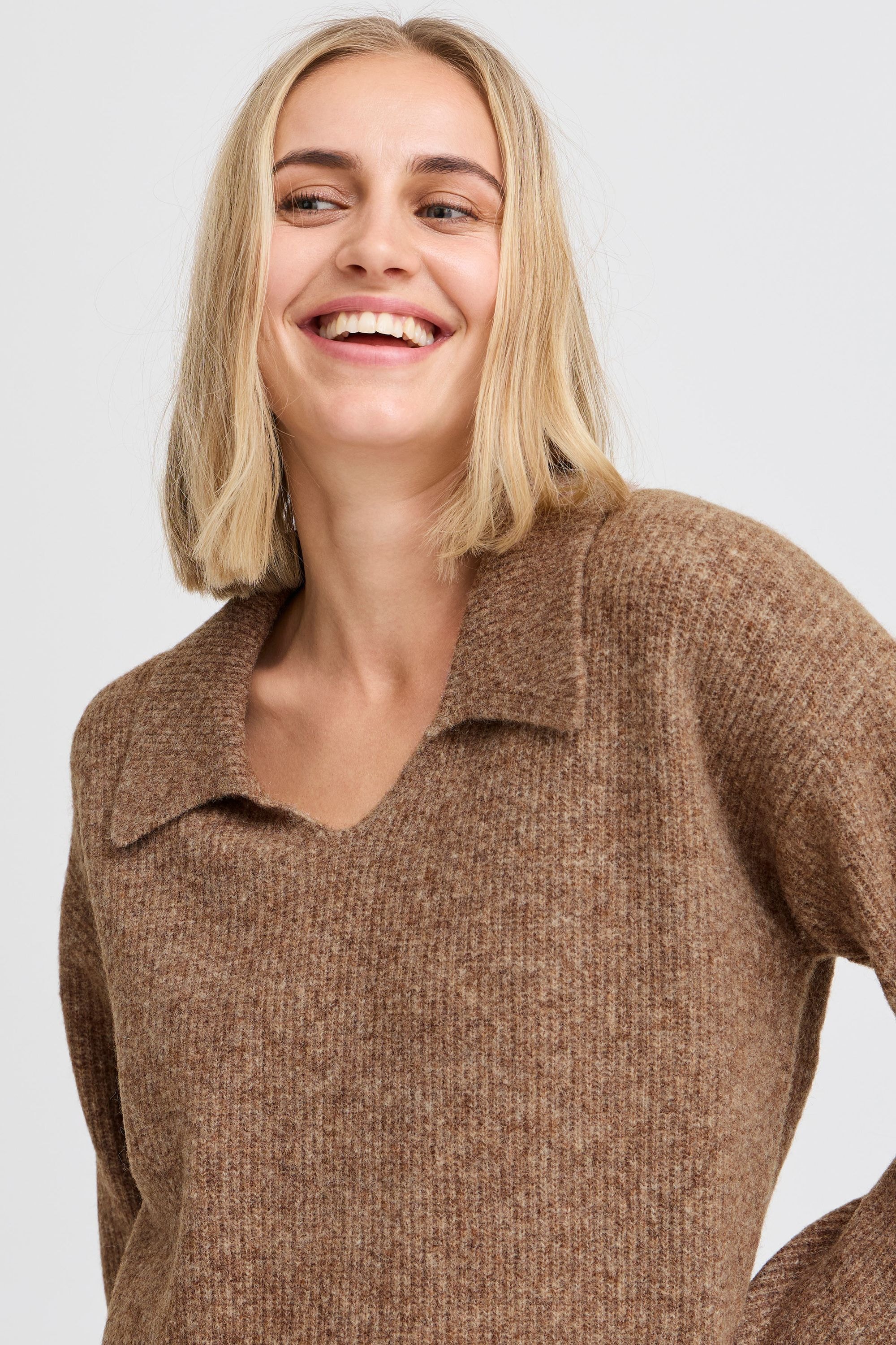 Pulz Jeans Strickfleece-Pullover »Strickpullover PZASTRA V-Neck Pullover«