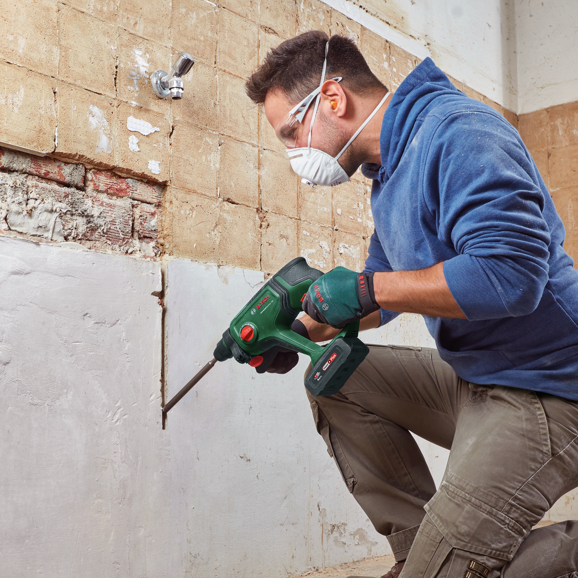 Bosch Home & Garden Akku-Kombibohrhammer »UniversalHammer 18V« ohne Akku und Ladegerät
