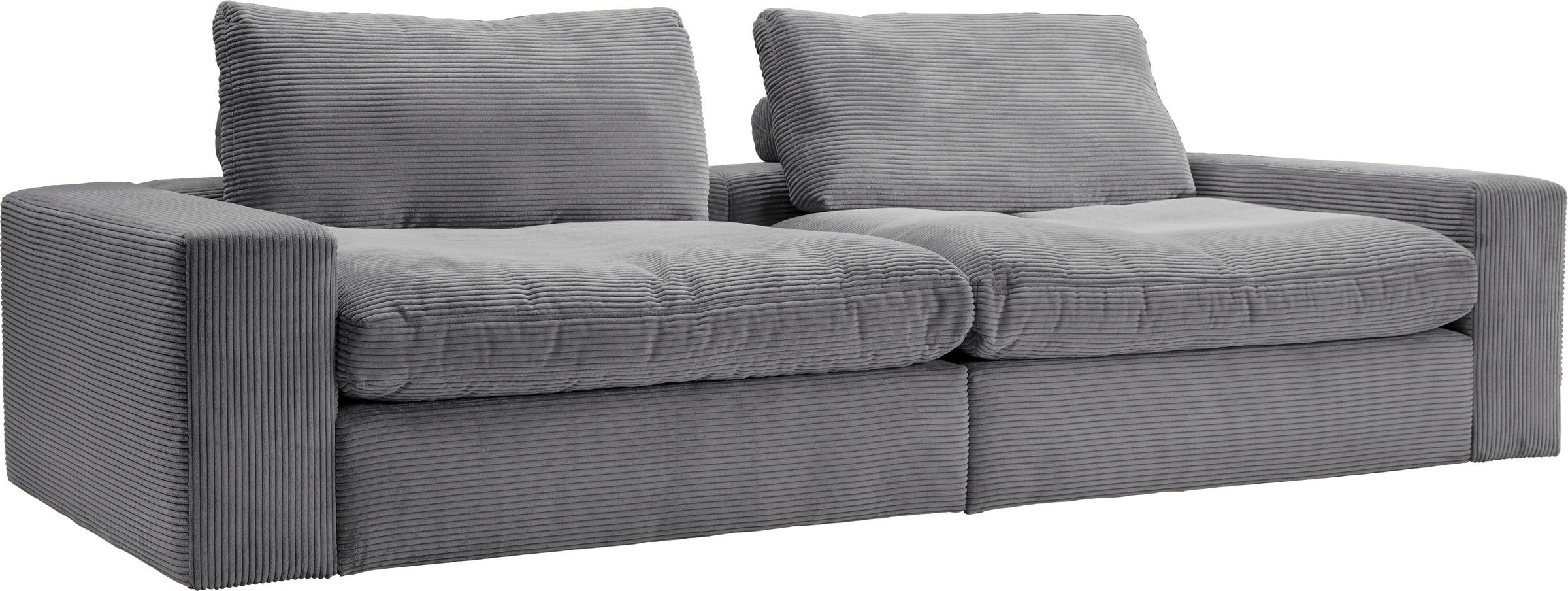 alina Big-Sofa »Sandy«, 256 cm breit und 123 cm tief, in modernem Cordstoff