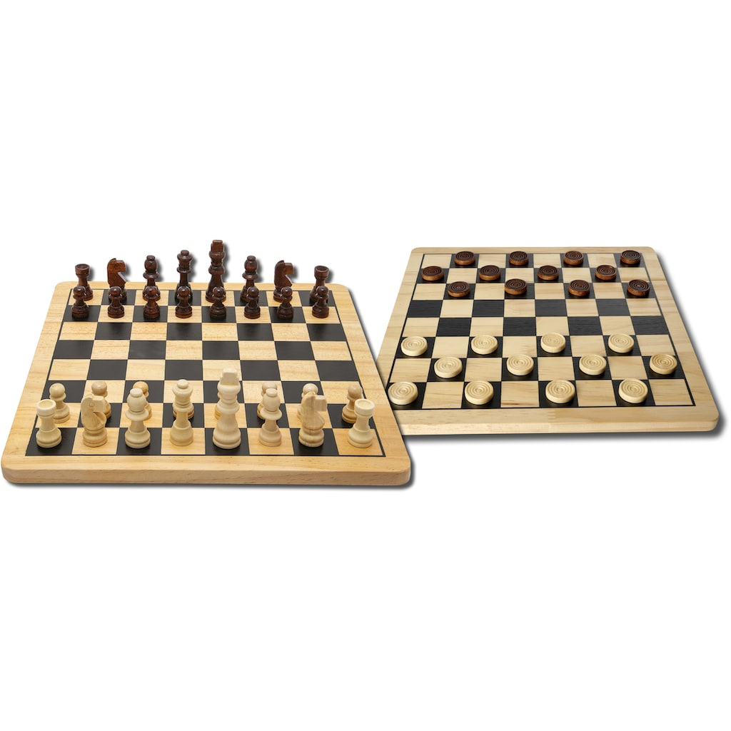 Noris Spiel »Deluxe Holz - Schach & Dame«