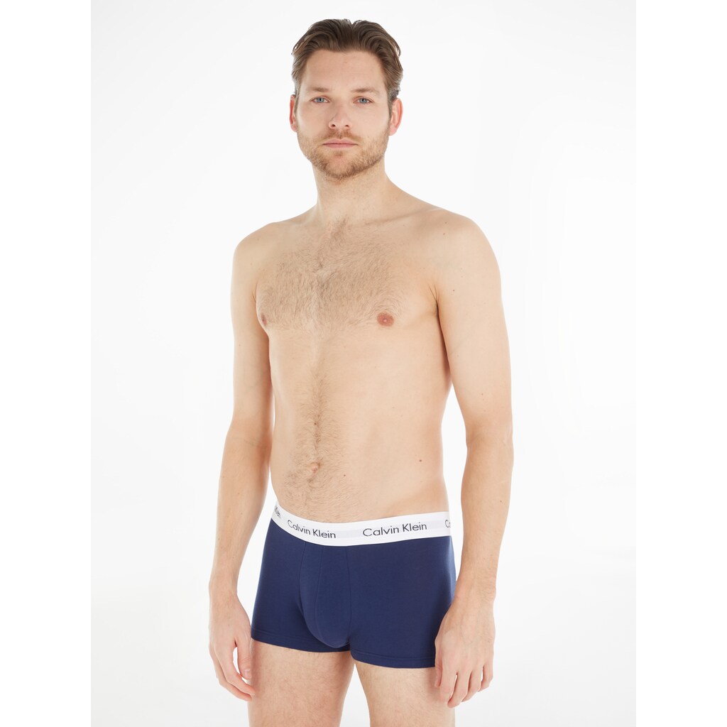 Calvin Klein Hipster, (3 St.), mit weißem Webbund