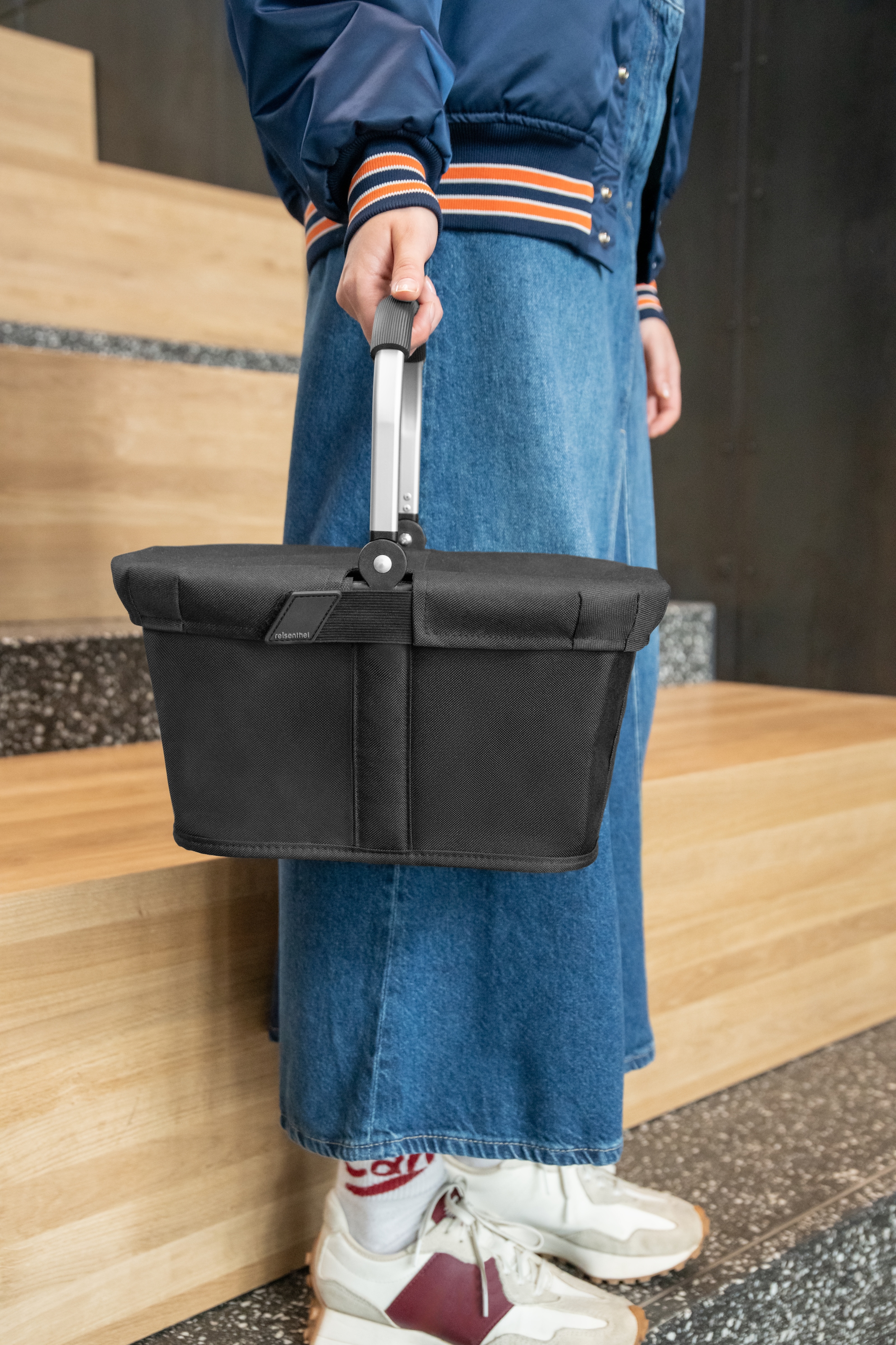 REISENTHEL® Einkaufskorb »carrybag XS« Standfüße, Griff umklappbar, flach zusammenlegbar, stabiler Griff