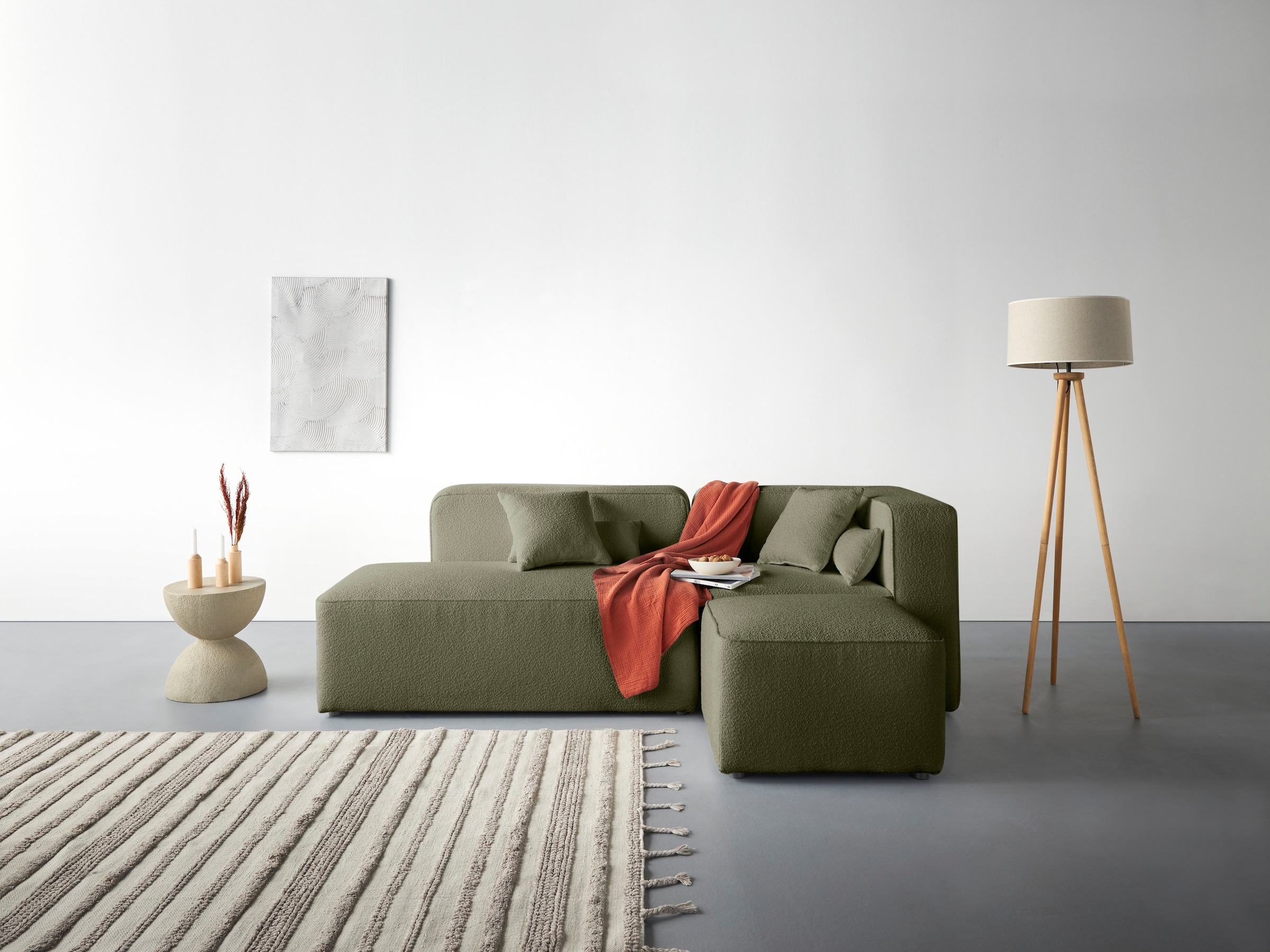 andas Ecksofa »Sundstrup L-Form«, Modulserie, individuelle Zusammenstellung