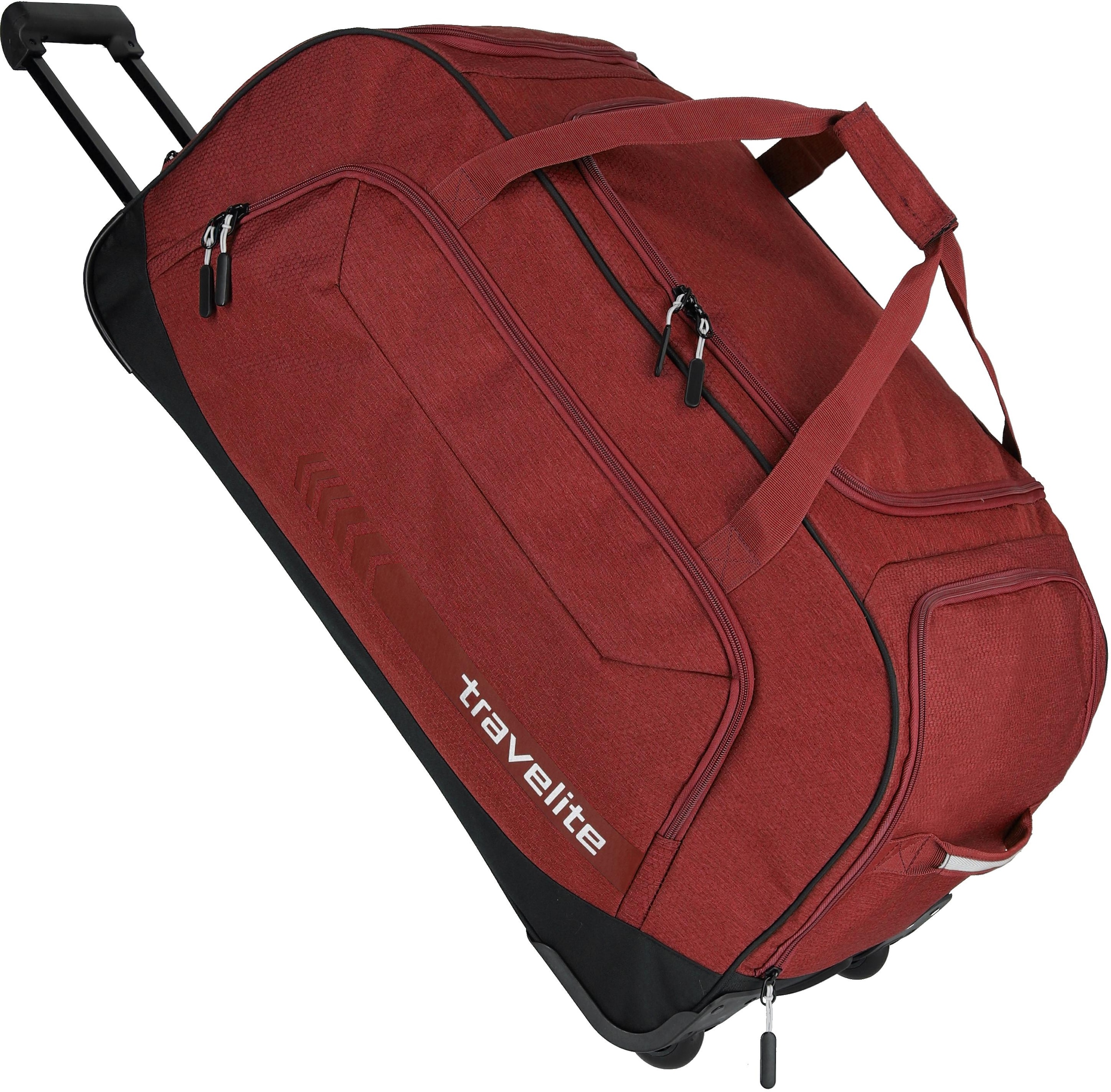 travelite Reisetasche »KICK OFF XL, 77 cm«, Duffle Bag Reisegepäck Sporttasche Reisebag mit Trolleyfunktion