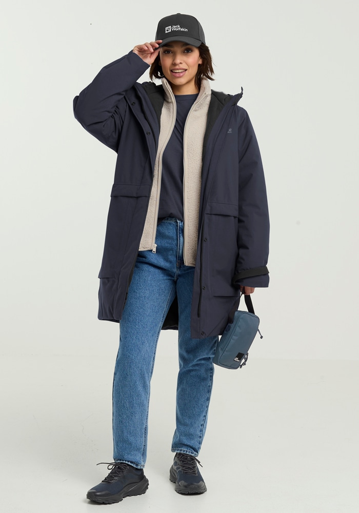 Jack Wolfskin Winterjacke »WINTERTIDE JKT W«, mit Kapuze