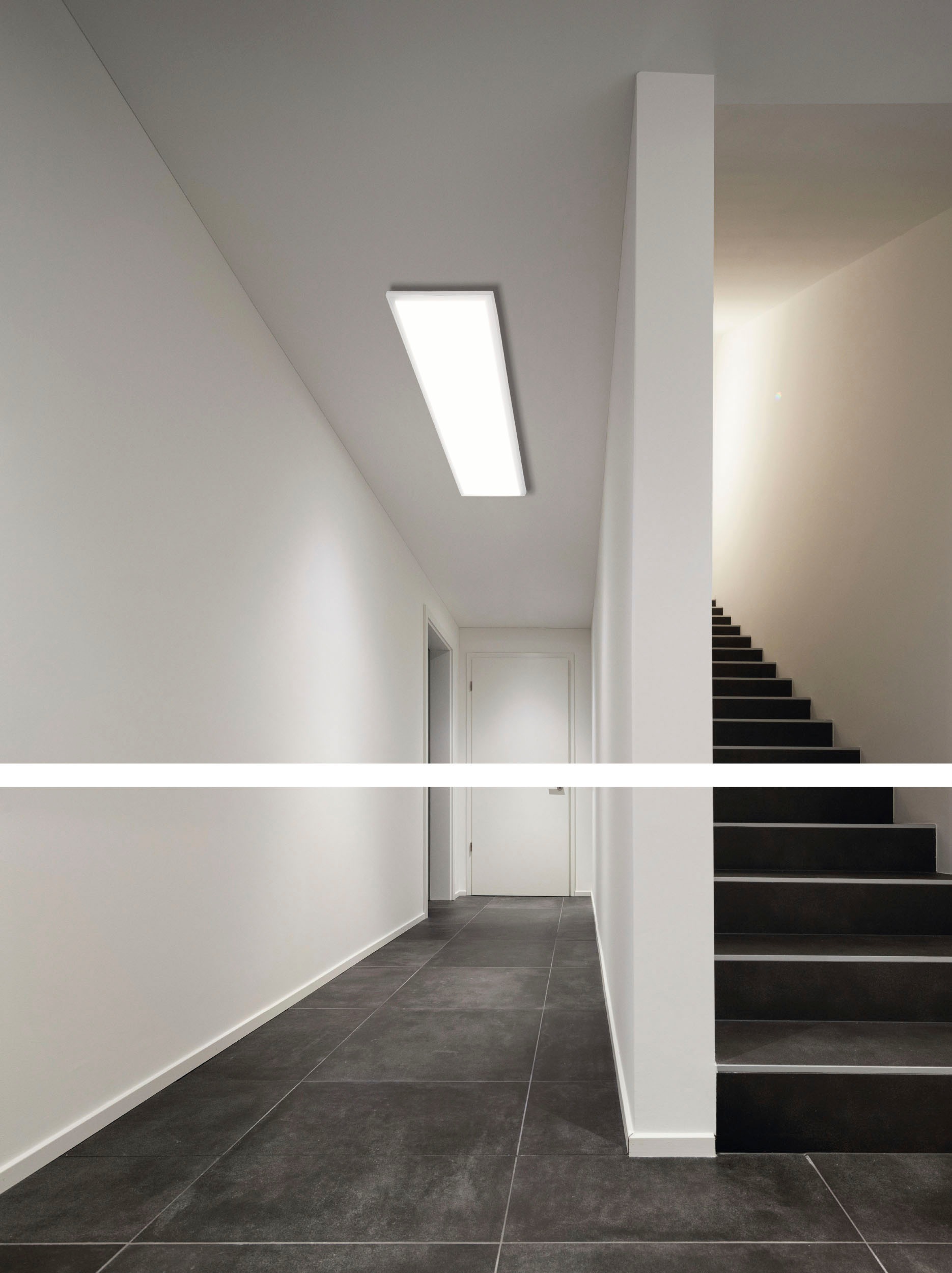 EGLO LED-Deckenleuchte »SALOBRENA-B« in weiß aus Alu, Stahl / inkl. LED fest integriert - 32,5 Watt, Gr. ca. 120 x 30 cm