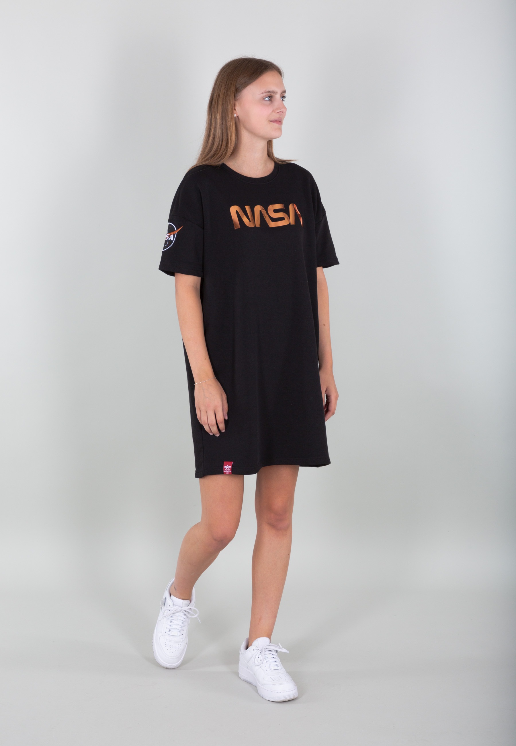 Alpha Industries T-Shirt »Alpha Industries Women - T-Shirts NASA Long T OS Women«